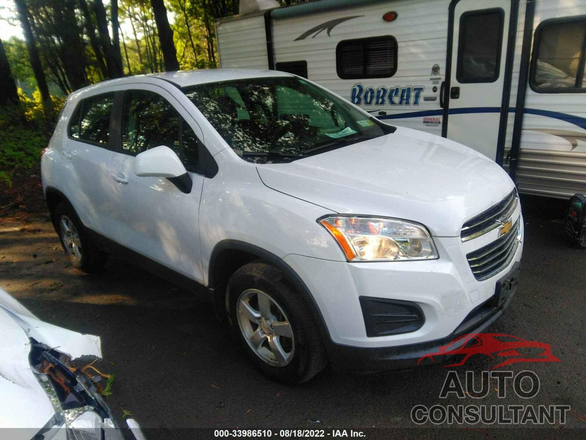 CHEVROLET TRAX 2016 - 3GNCJNSB8GL274153