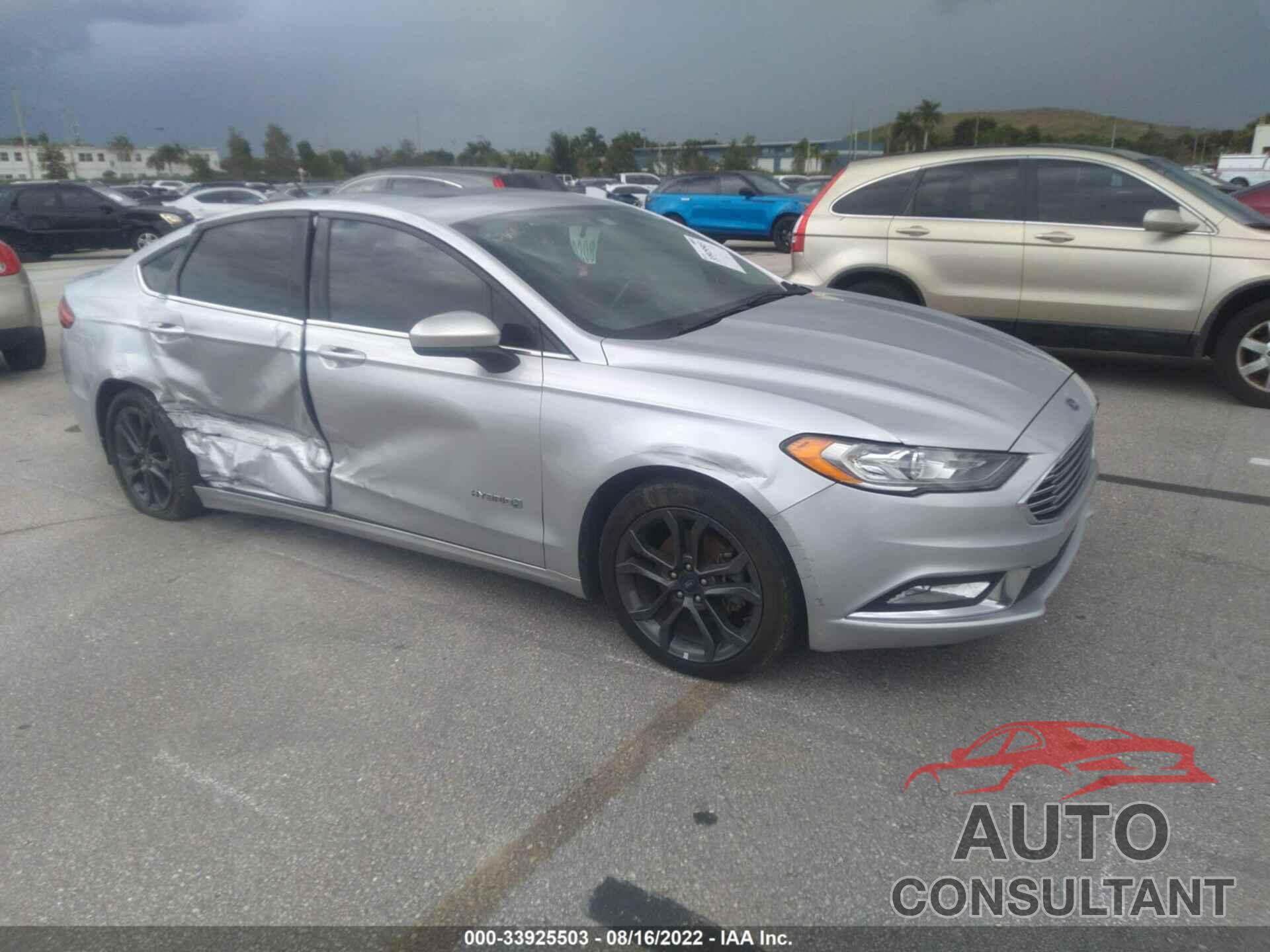 FORD FUSION HYBRID 2018 - 3FA6P0LU0JR146278