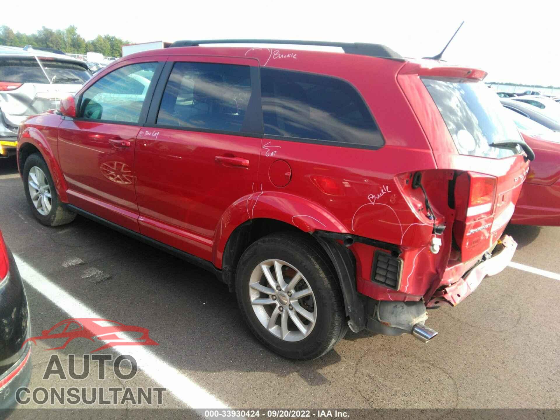 DODGE JOURNEY 2017 - 3C4PDCBG9HT534255