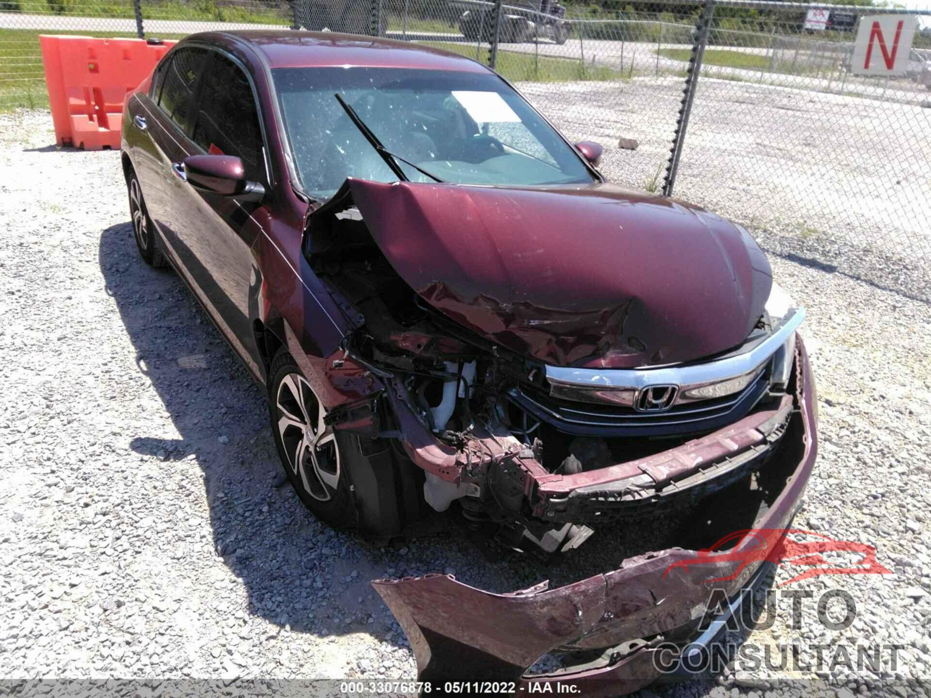 HONDA ACCORD SEDAN 2016 - 1HGCR2F31GA098901