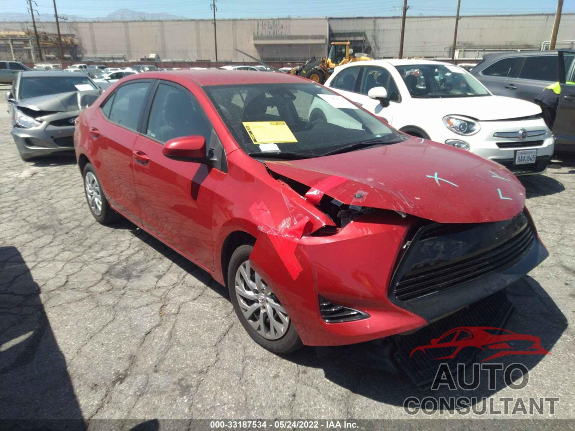 TOYOTA COROLLA 2018 - 2T1BURHE9JC055216