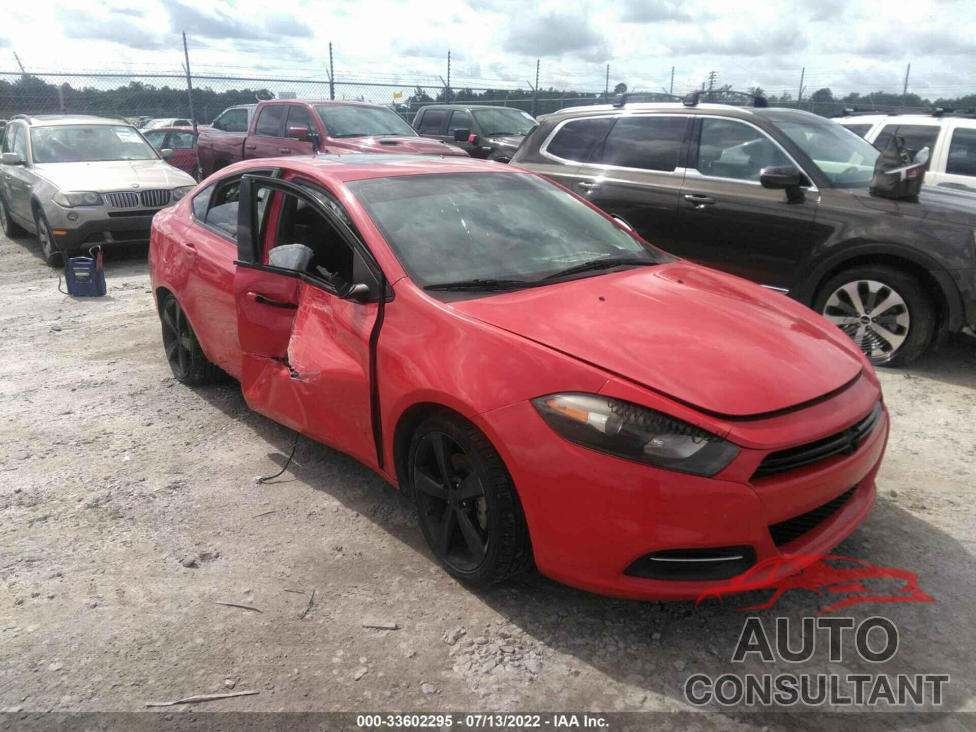 DODGE DART 2016 - 1C3CDFBB0GD625380