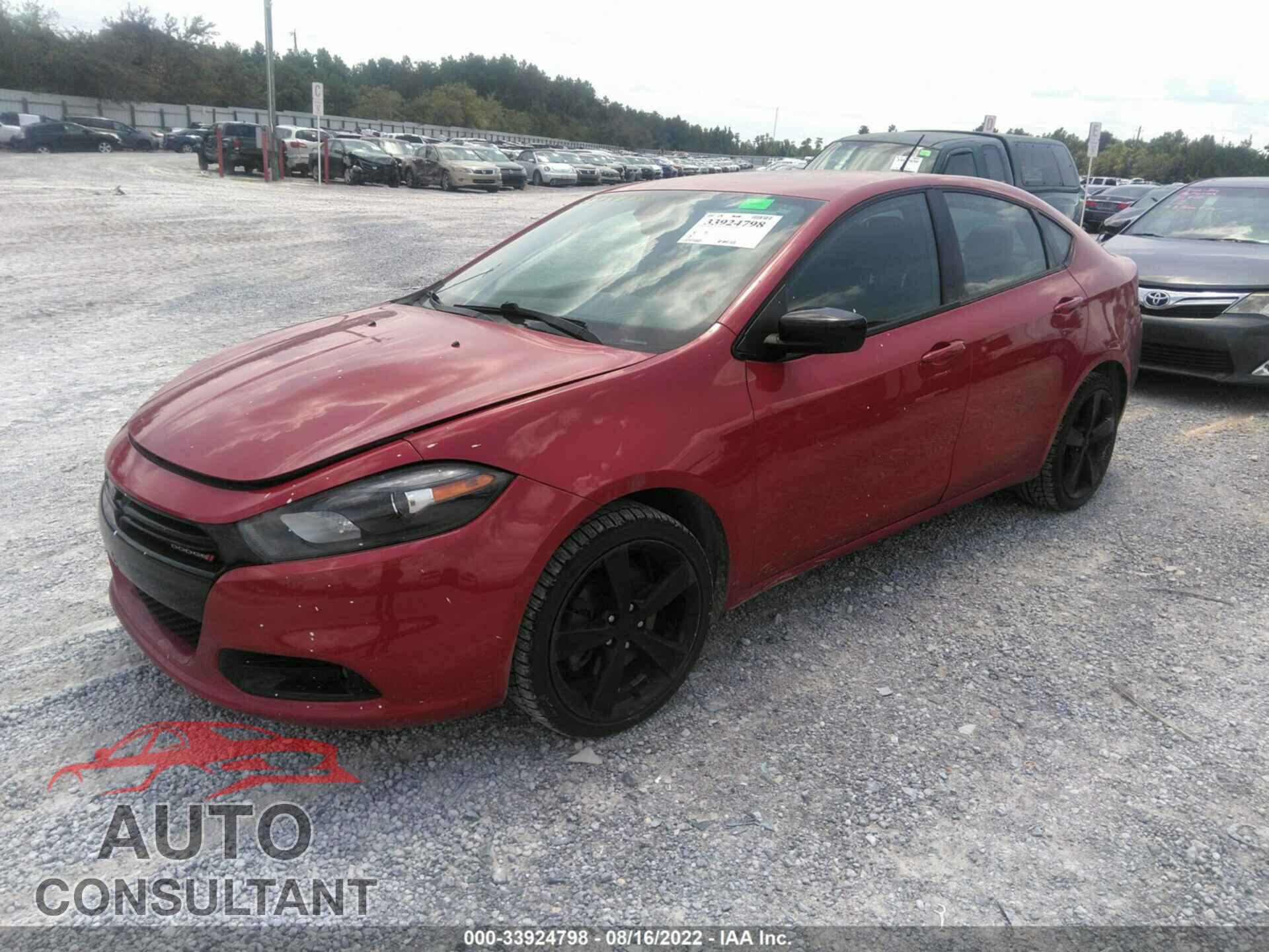 DODGE DART 2016 - 1C3CDFBB1GD506219