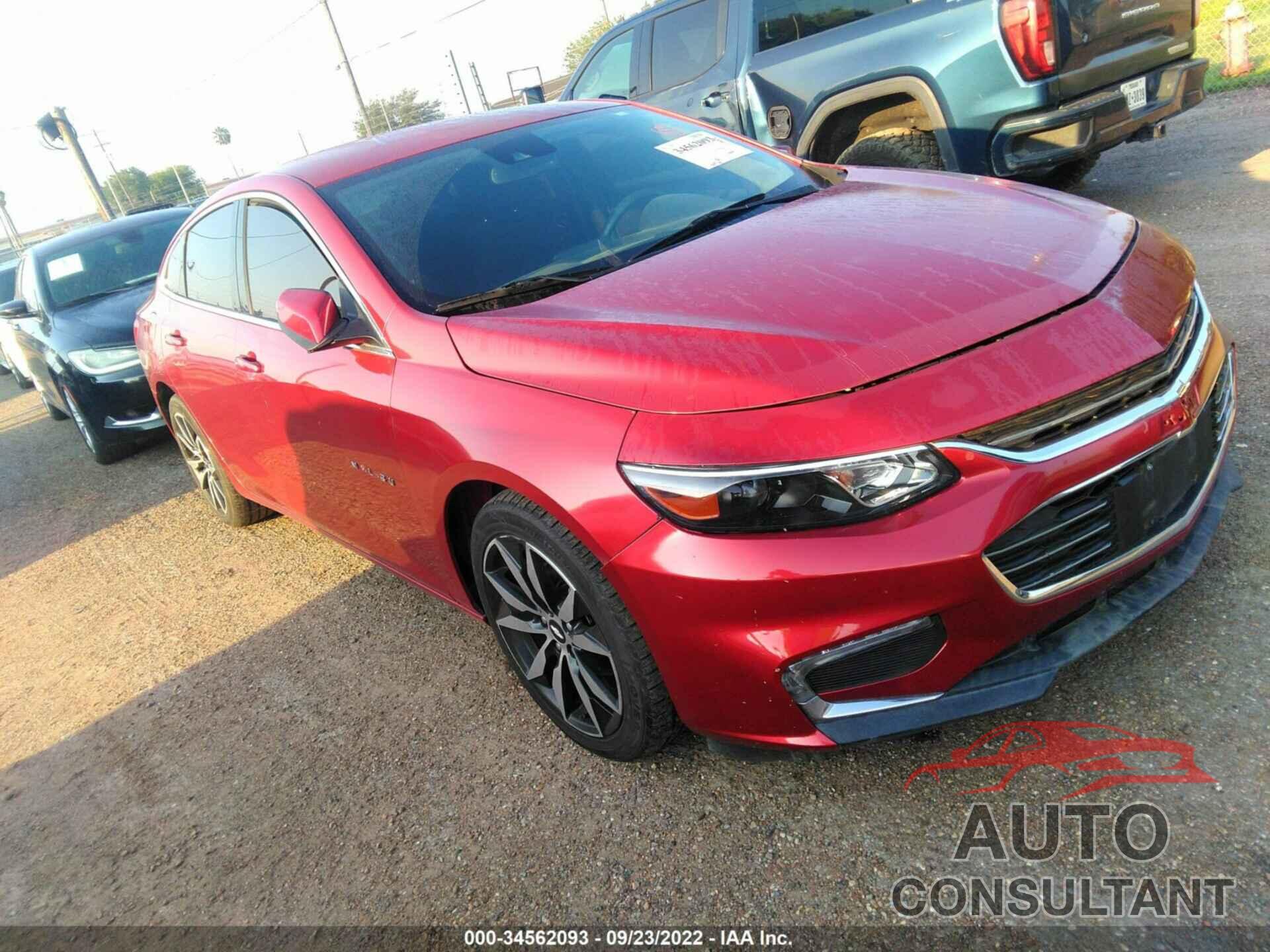CHEVROLET MALIBU 2016 - 1G1ZF5SX5GF221610