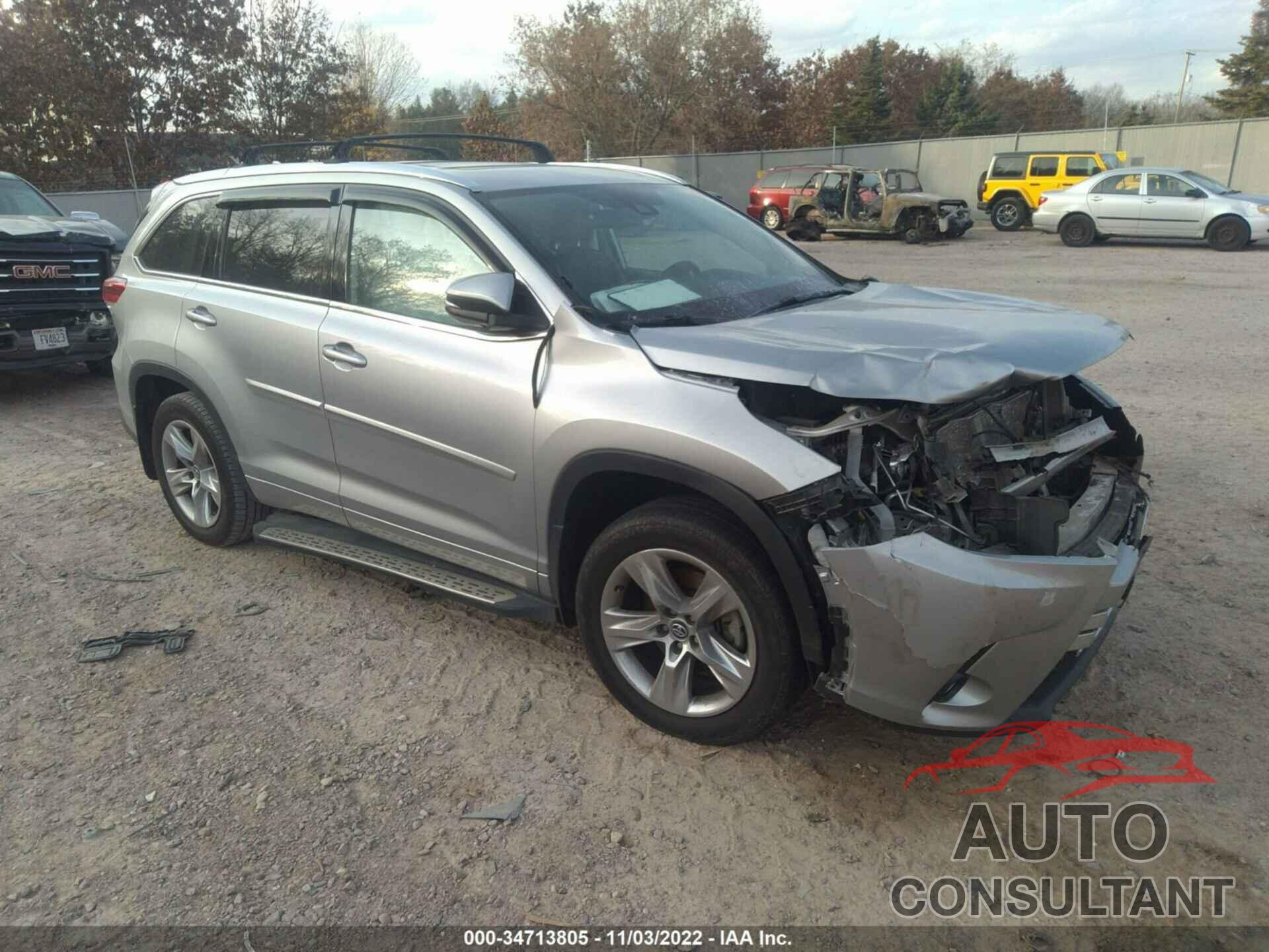 TOYOTA HIGHLANDER 2018 - 5TDDZRFH6JS838895