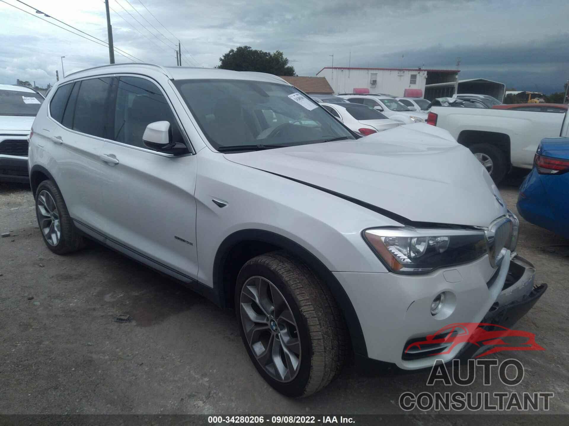 BMW X3 2016 - 5UXWZ7C55G0T43072