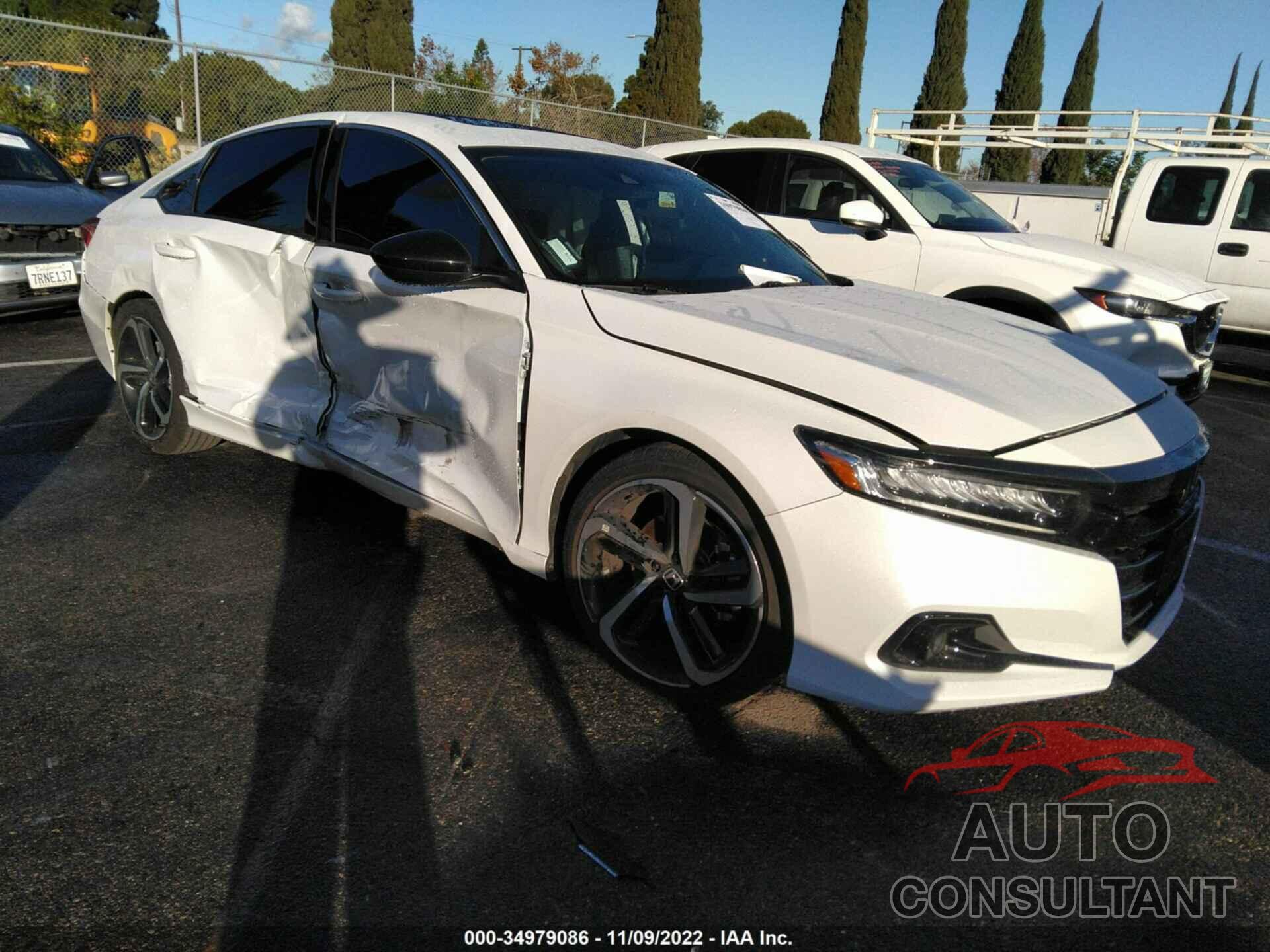 HONDA ACCORD SEDAN 2022 - 1HGCV2F36NA010868