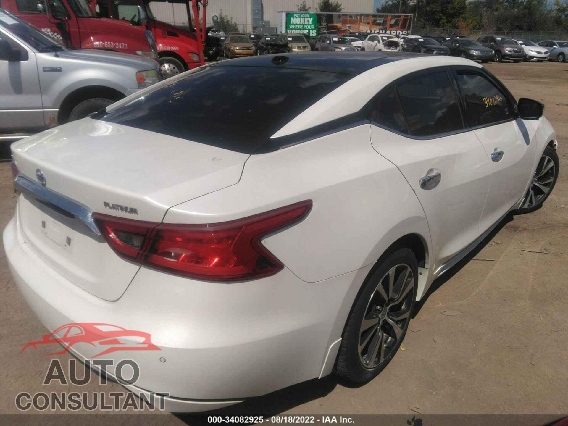 NISSAN MAXIMA 2016 - 1N4AA6AP1GC376964