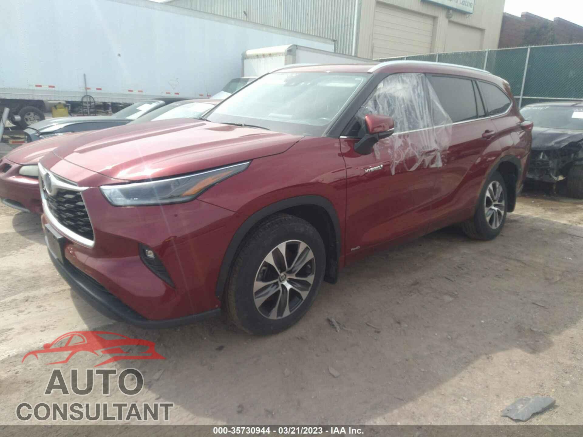 TOYOTA HIGHLANDER 2021 - 5TDGBRCH7MS524666