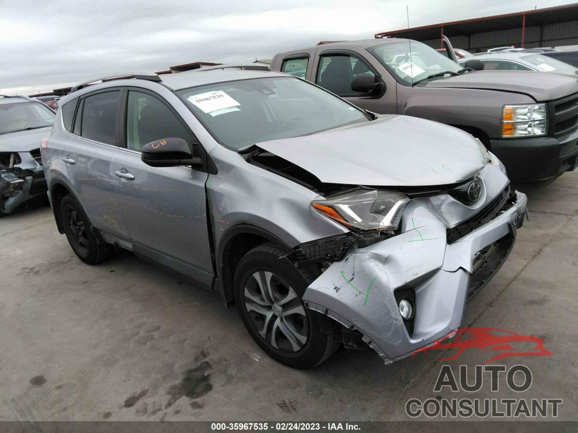 TOYOTA RAV4 2017 - 2T3ZFREV2HW366841