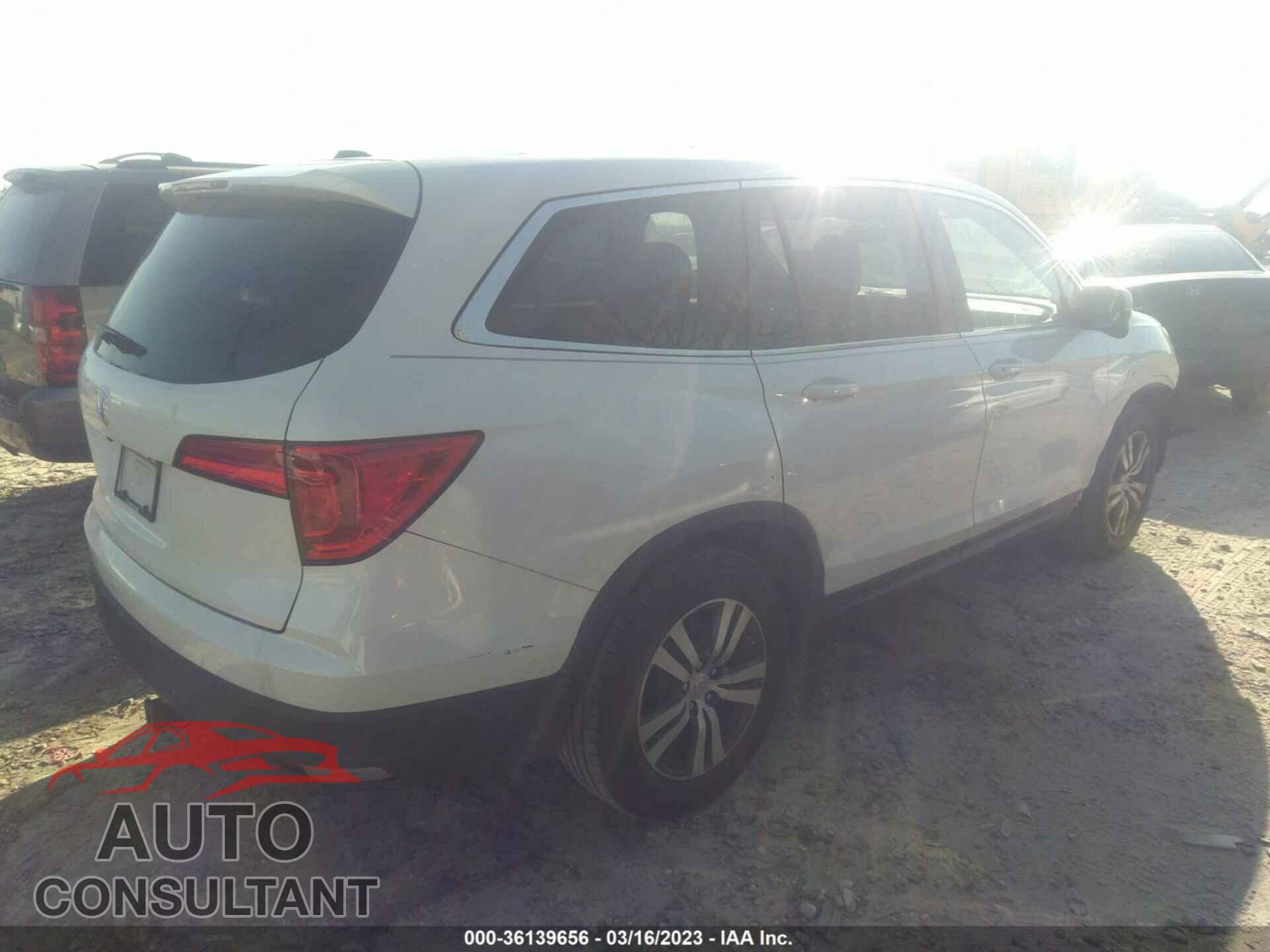 HONDA PILOT 2017 - 5FNYF5H5XHB016430