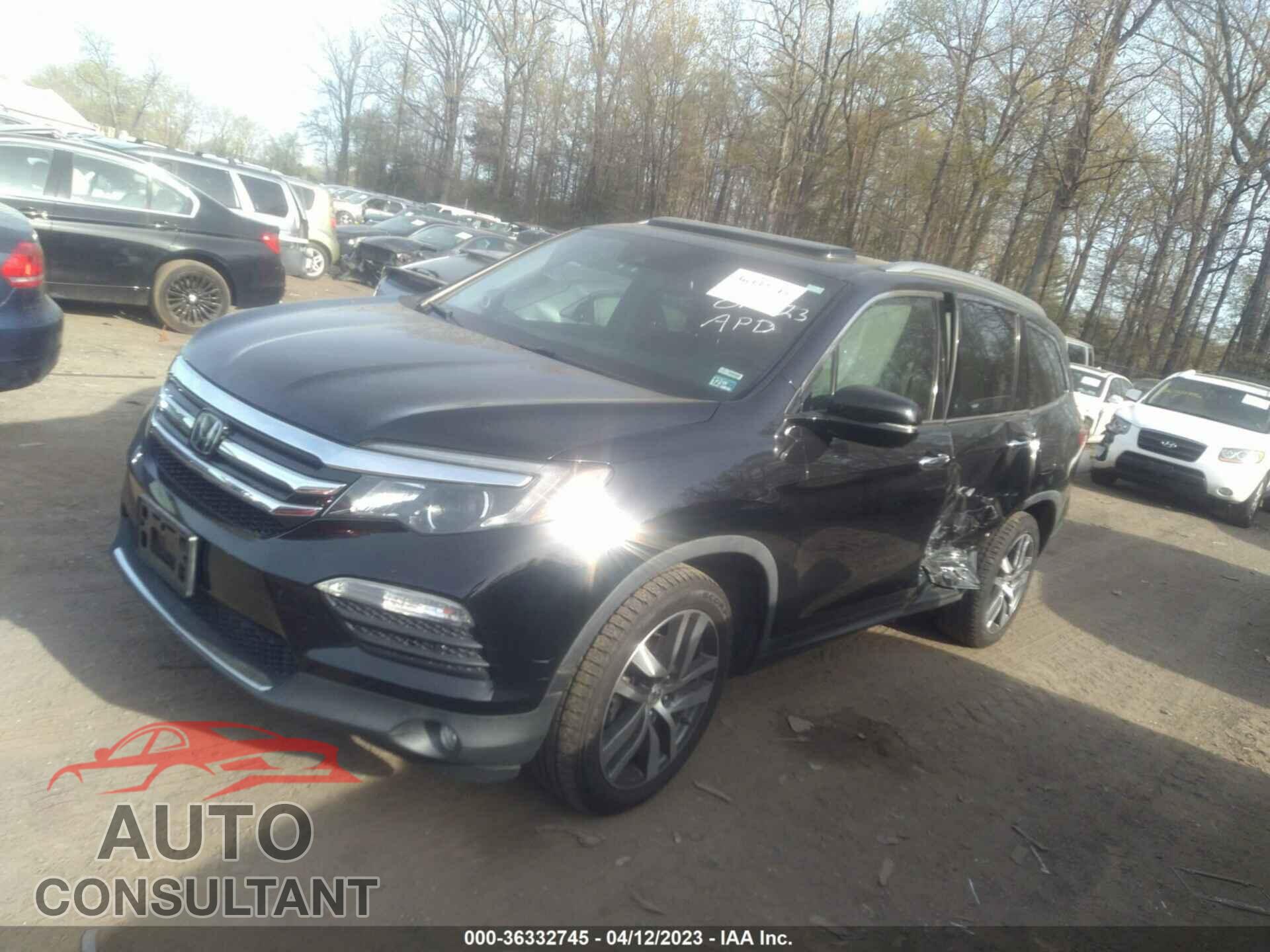HONDA PILOT 2017 - 5FNYF6H9XHB088348