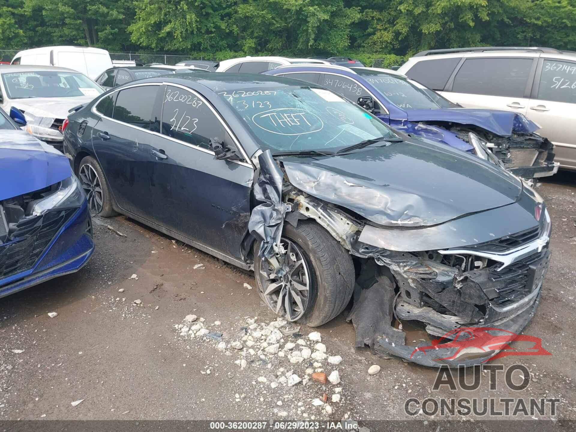 CHEVROLET MALIBU 2021 - 1G1ZG5ST6MF077846