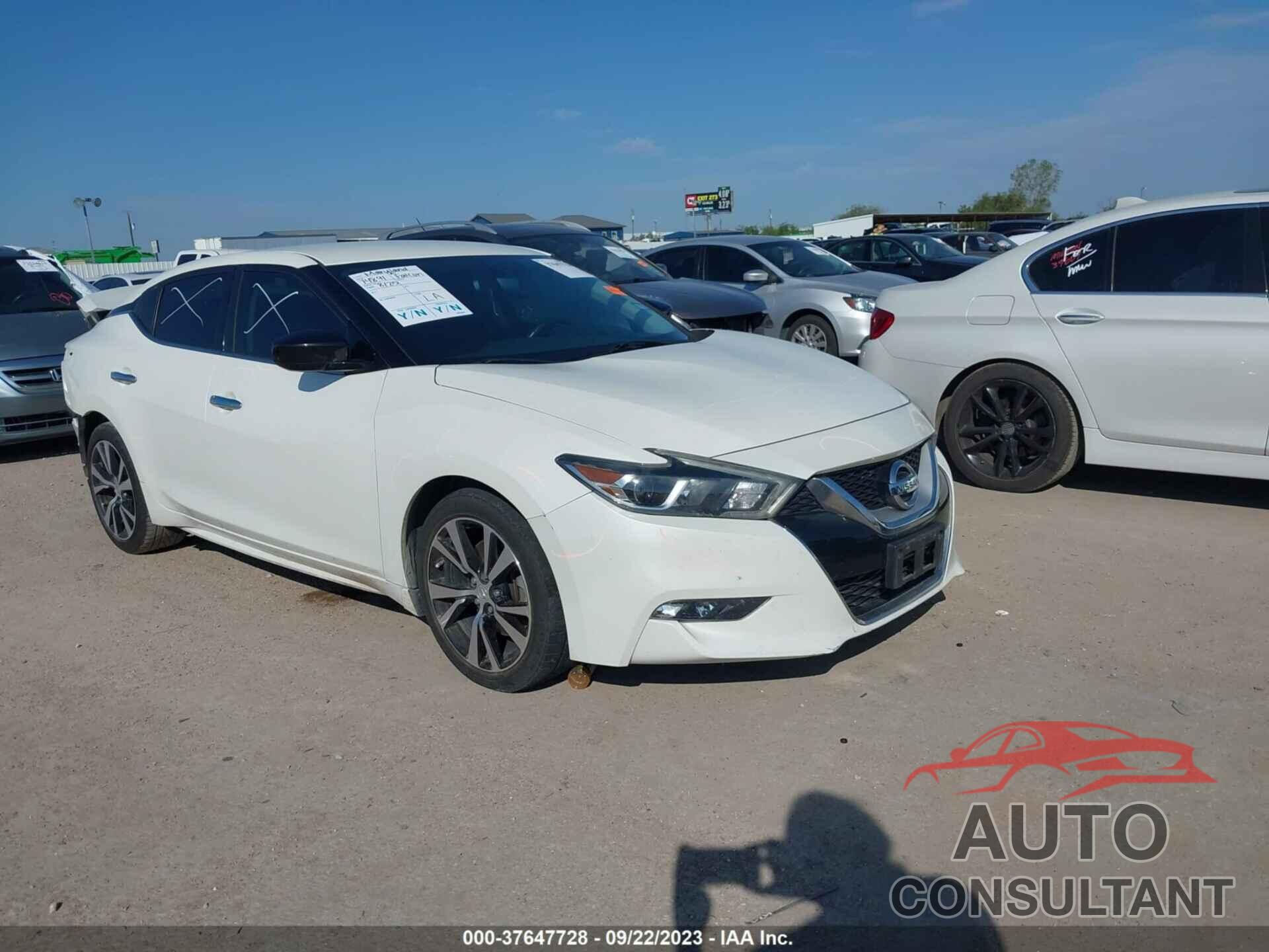 NISSAN MAXIMA 2017 - 1N4AA6AP4HC453733