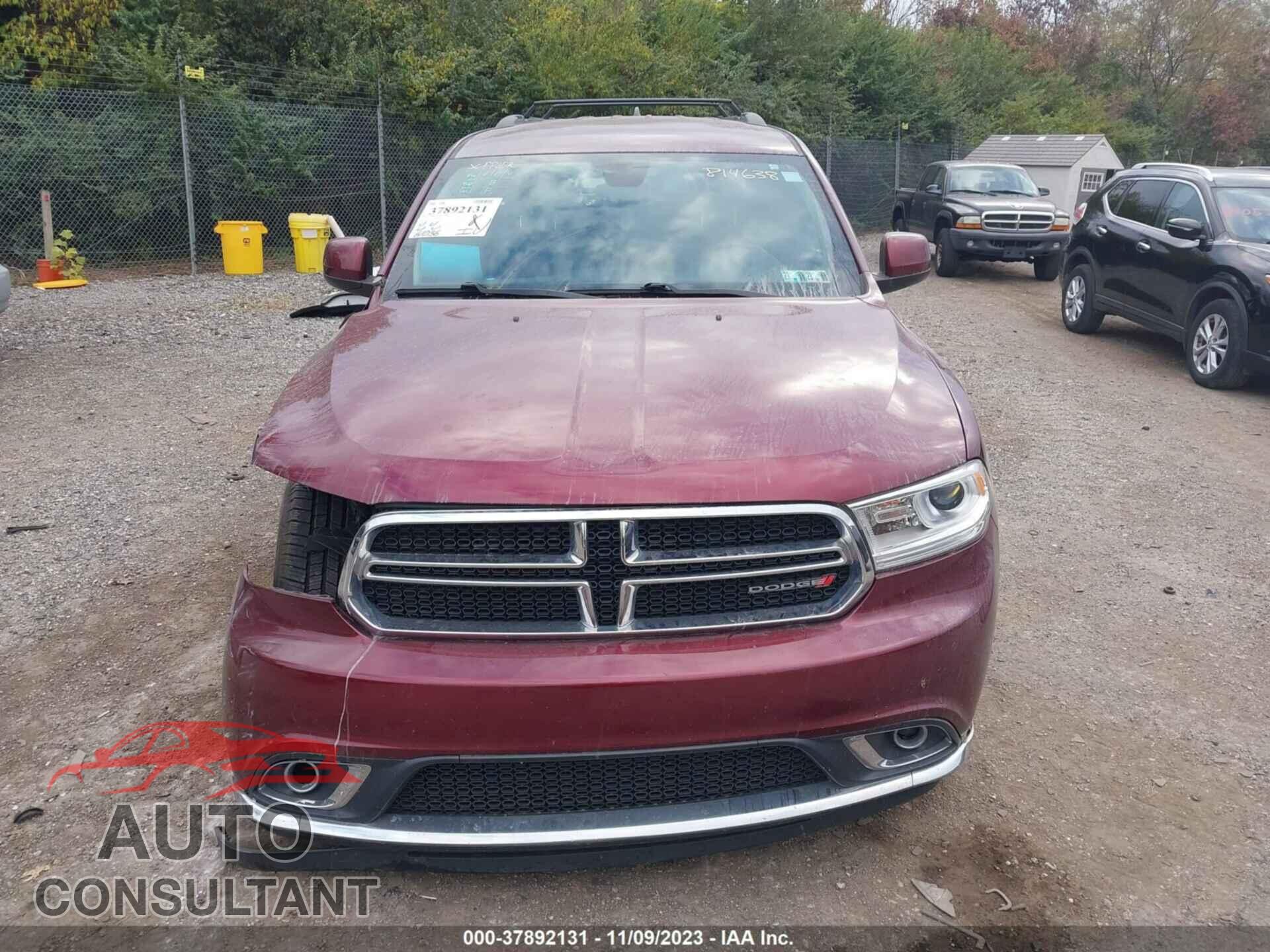 DODGE DURANGO 2017 - 1C4RDJAG9HC814638