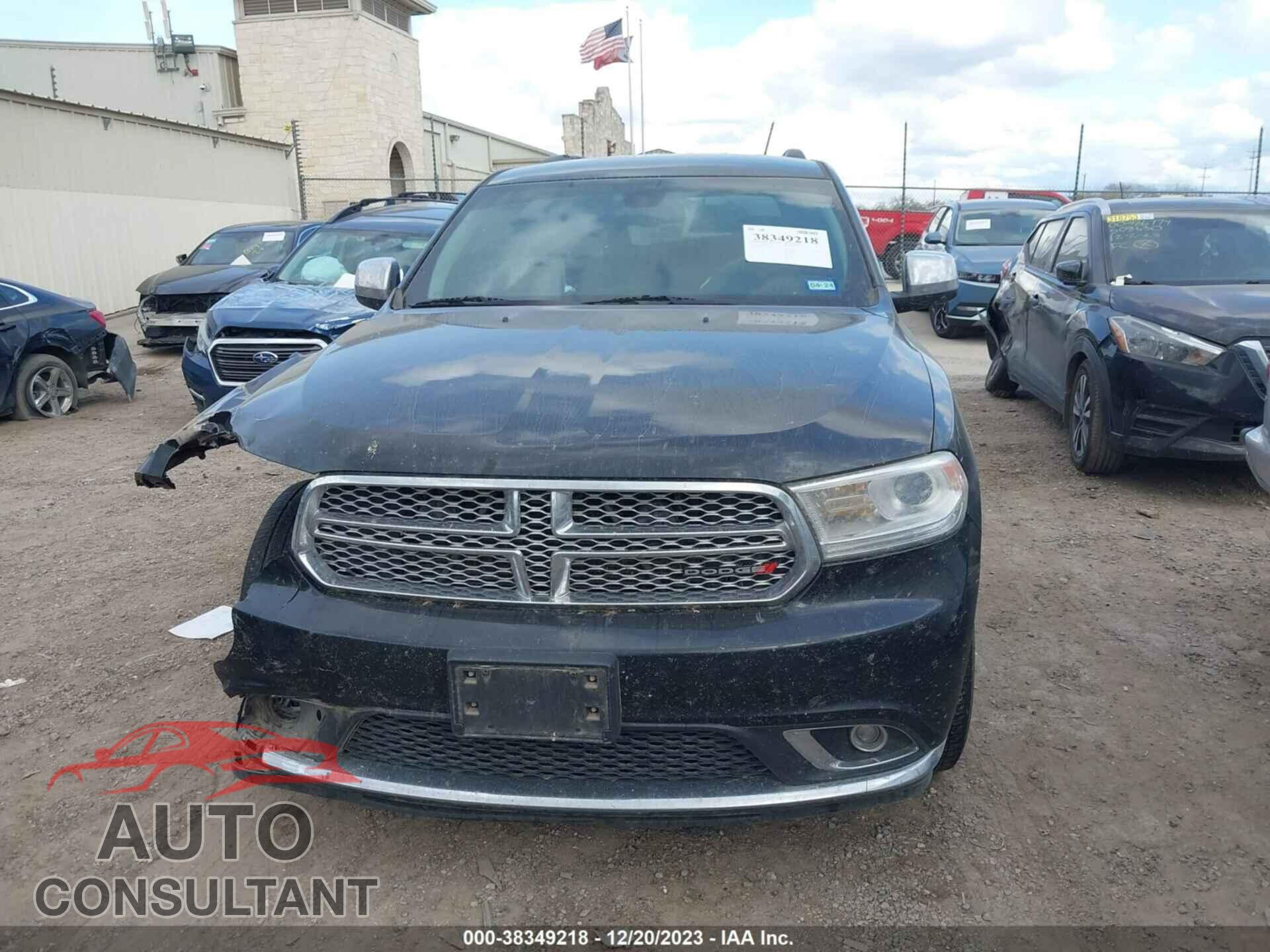 DODGE DURANGO 2016 - 1C4RDHAG7GC483503