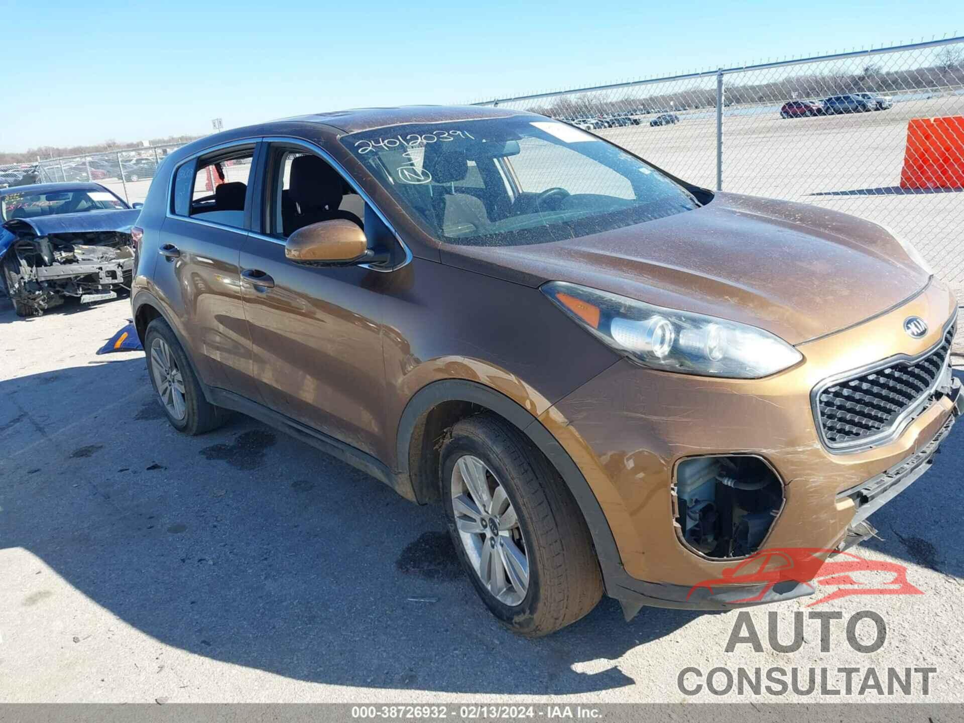 KIA SPORTAGE 2018 - KNDPM3AC7J7317814
