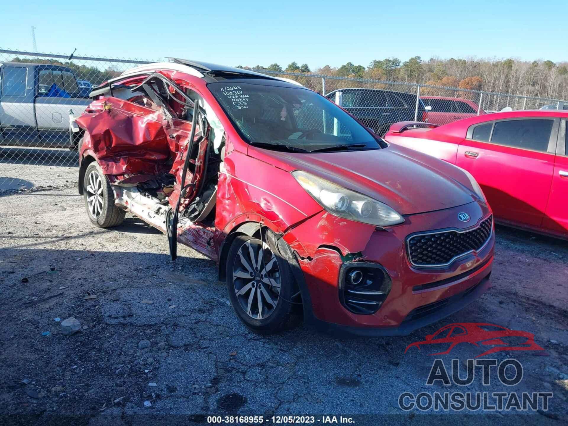 KIA SPORTAGE 2017 - KNDPN3AC9H7234666