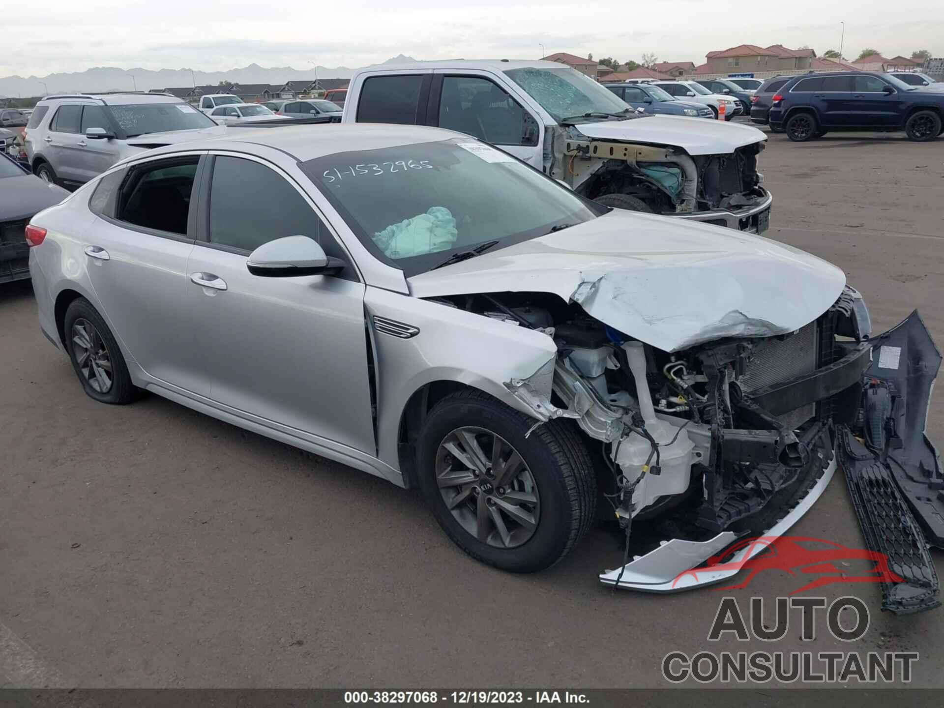 KIA OPTIMA 2019 - 5XXGT4L38KG318792