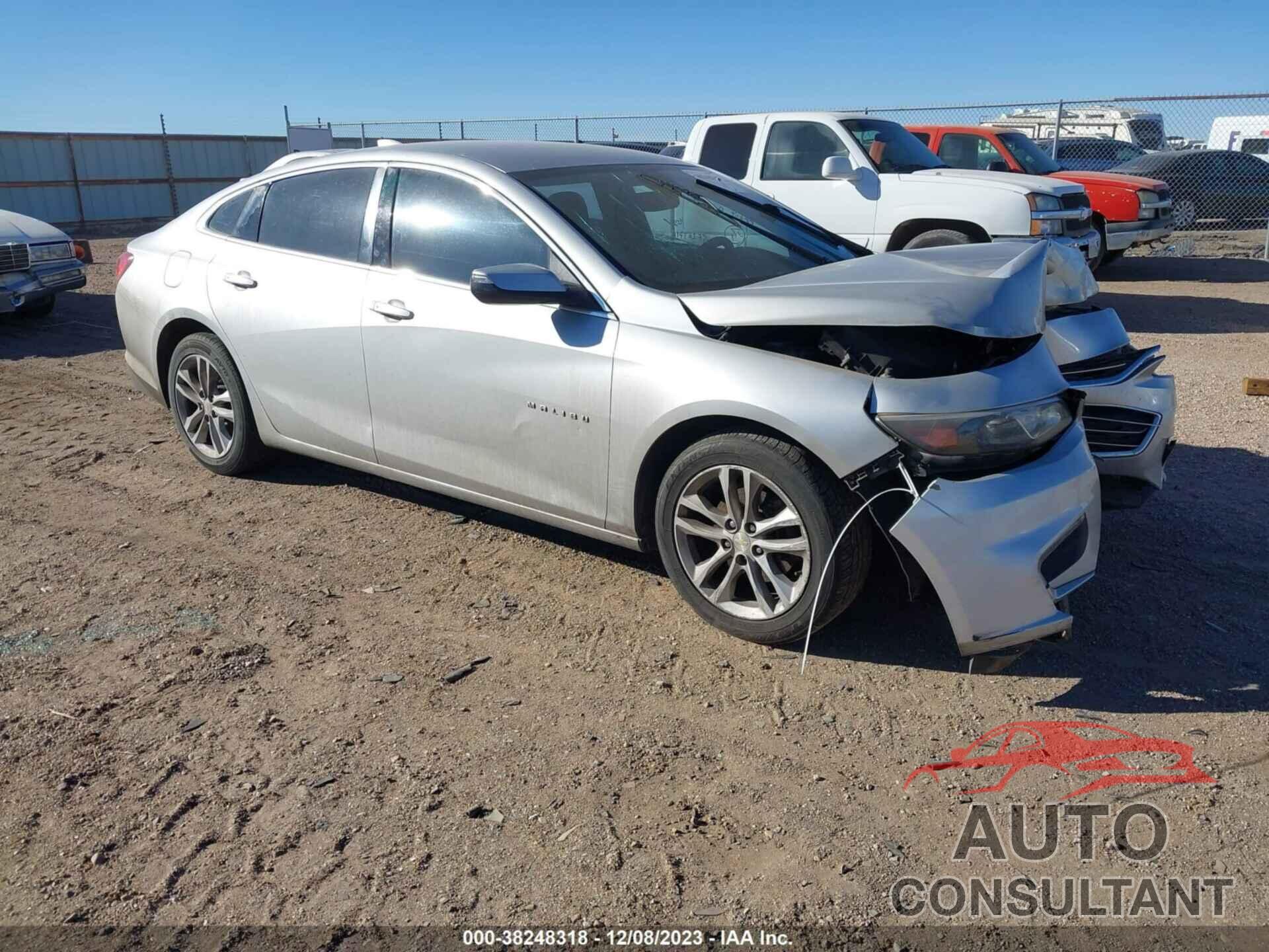 CHEVROLET MALIBU 2016 - 1G1ZE5ST0GF263716