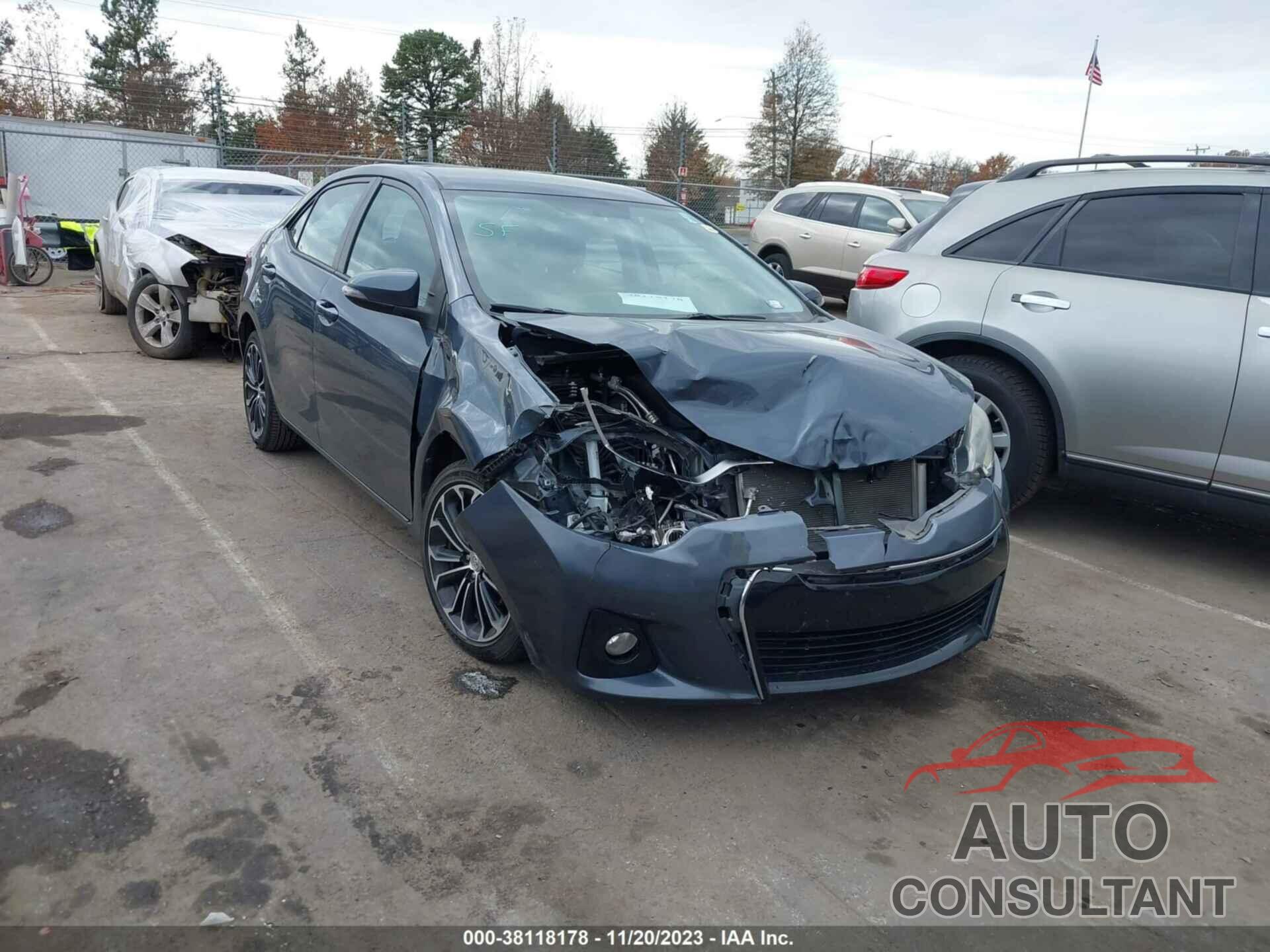 TOYOTA COROLLA 2016 - 2T1BURHE3GC663080