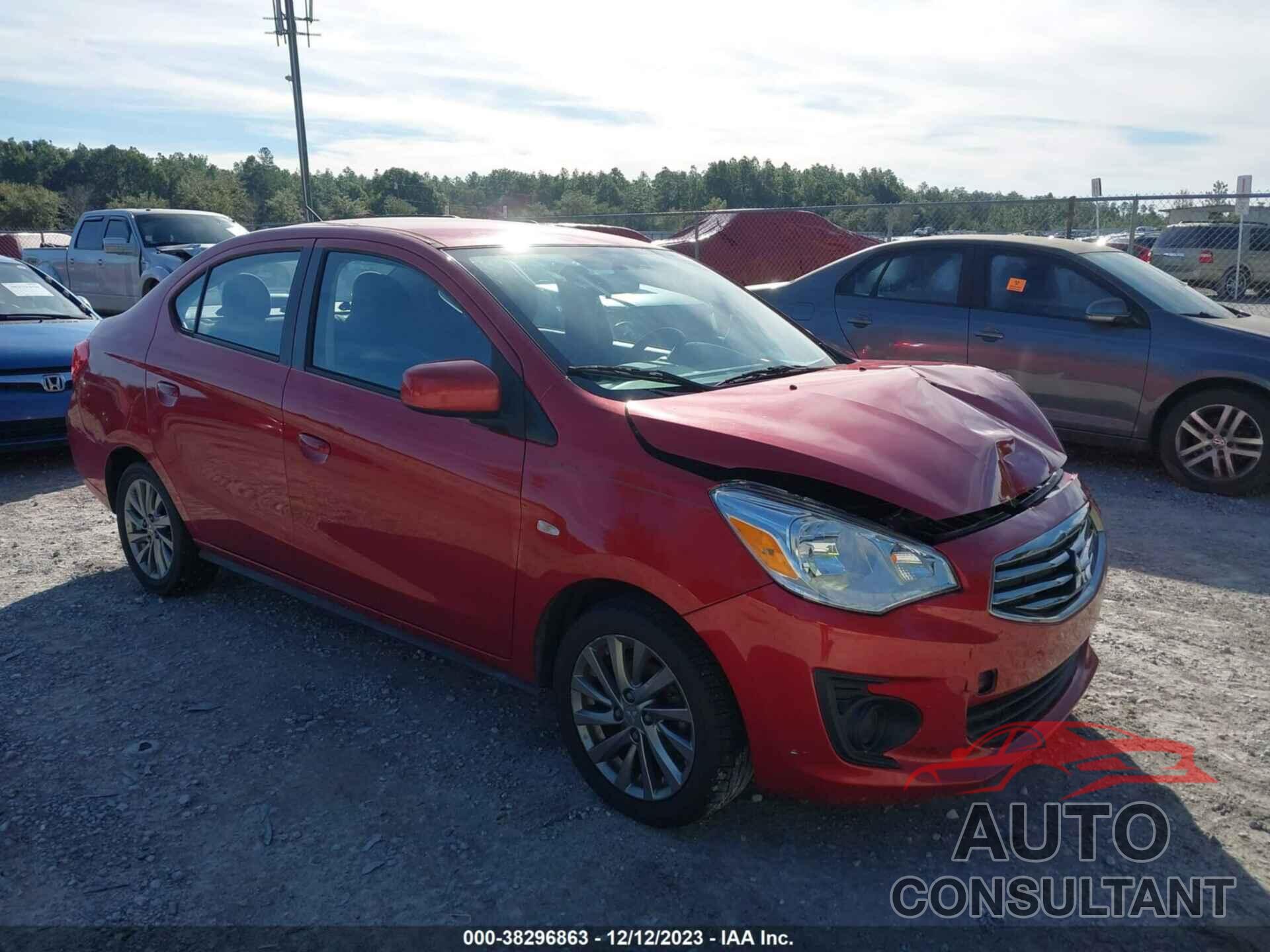 MITSUBISHI MIRAGE 2019 - ML32F3FJ2KHF15066