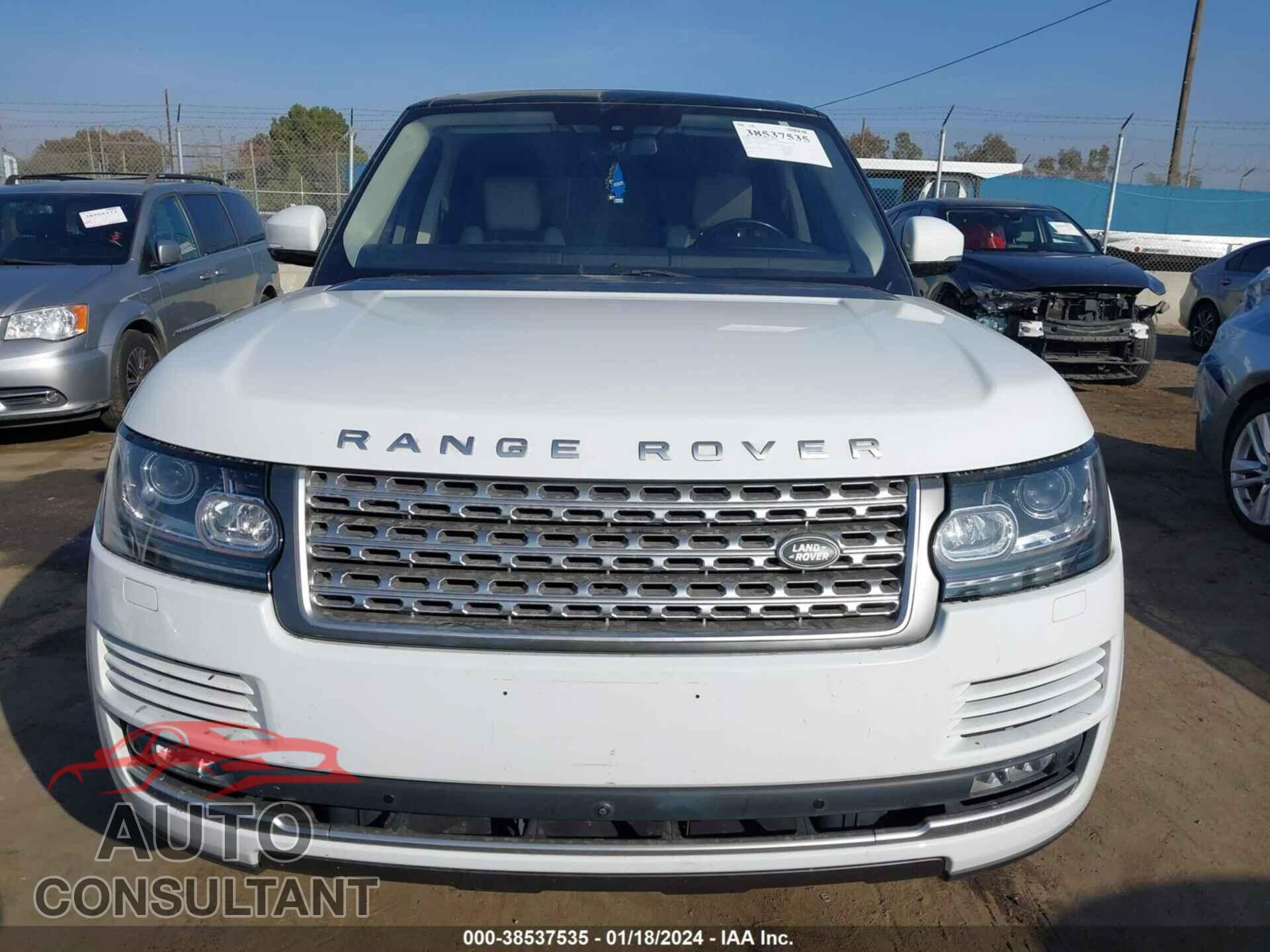 LAND ROVER RANGE ROVER 2016 - SALGS2VF2GA259703
