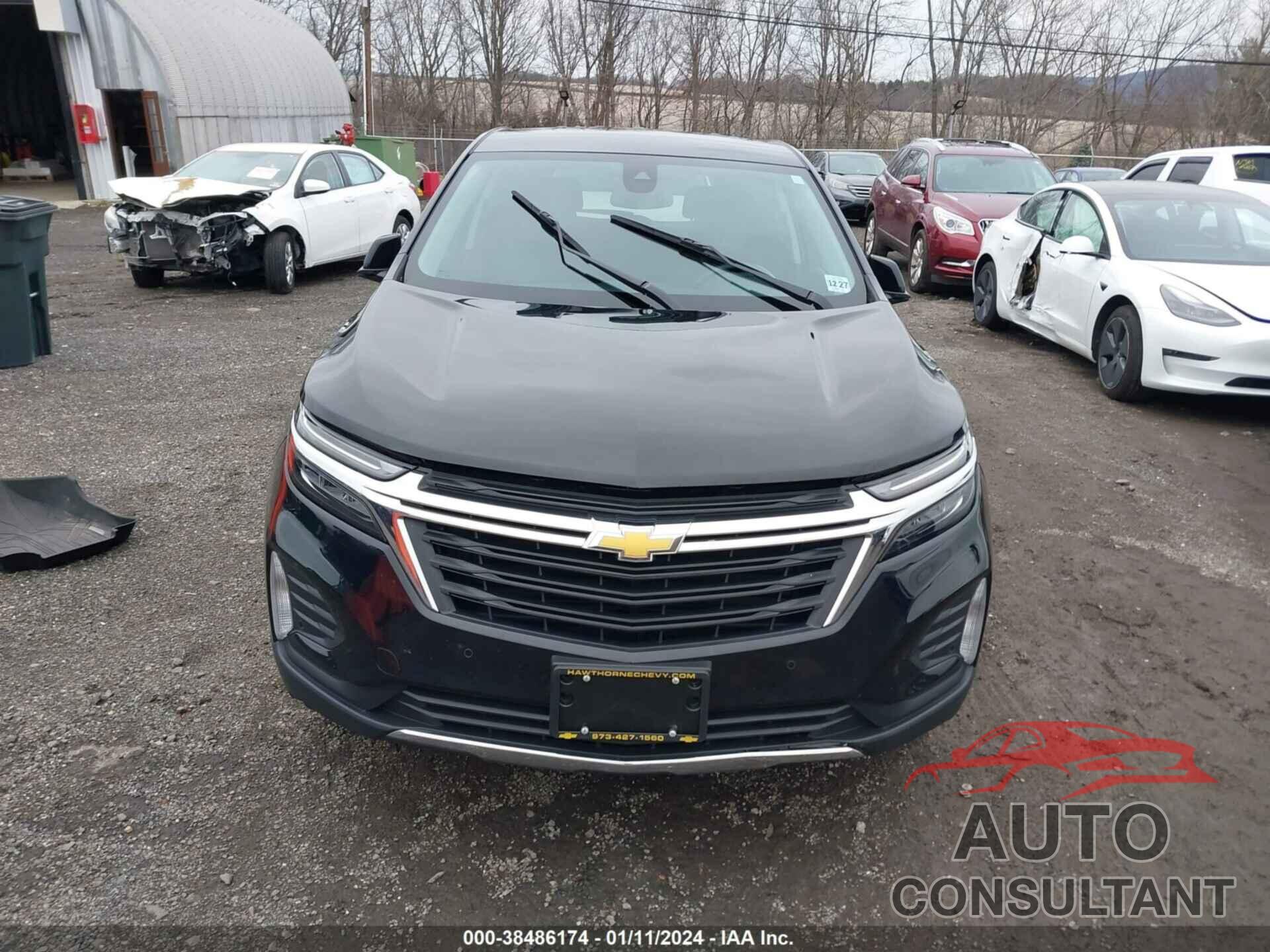 CHEVROLET EQUINOX 2022 - 3GNAXUEV0NL258810