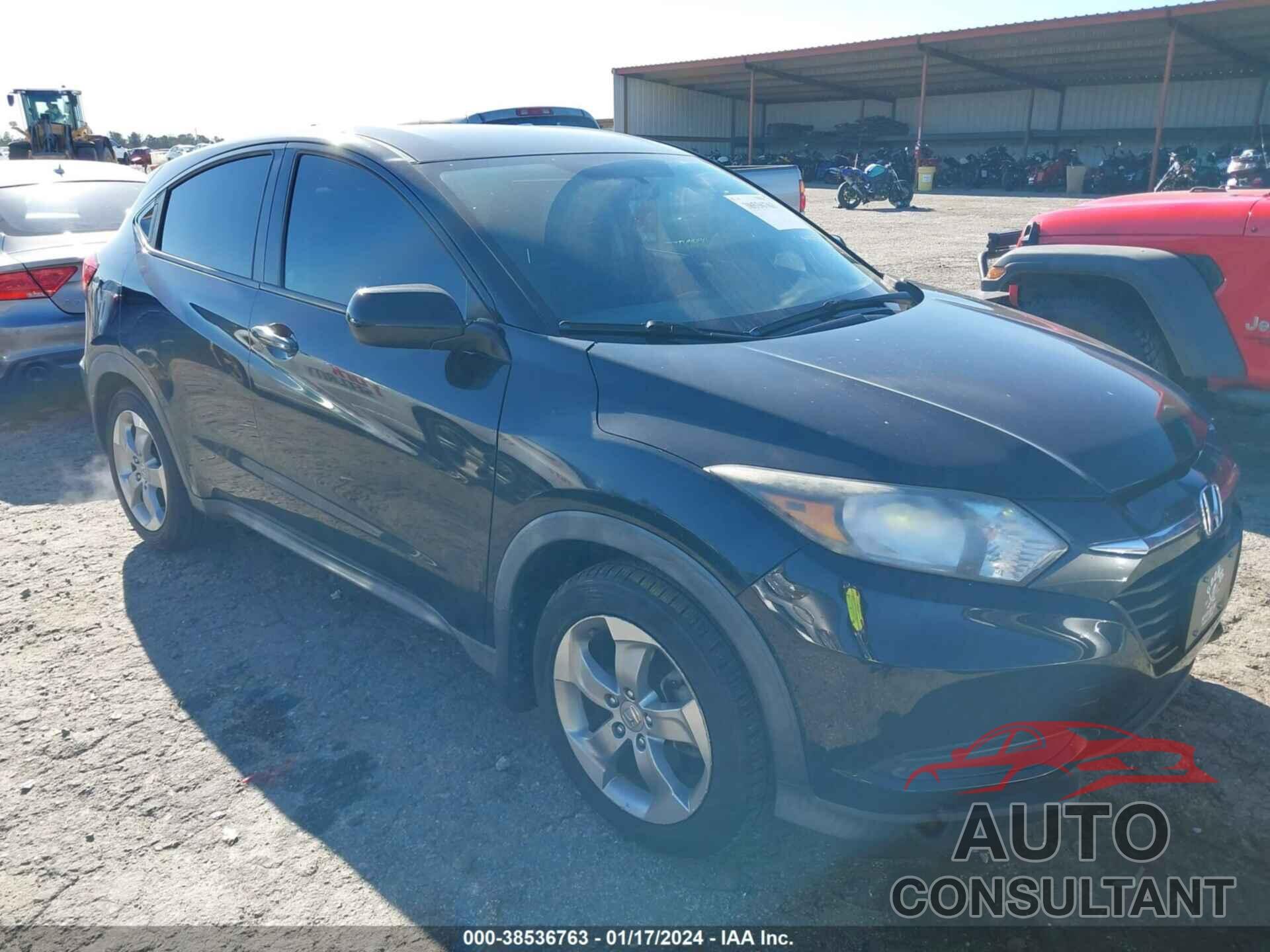 HONDA HR-V 2017 - 3CZRU5H30HM703401