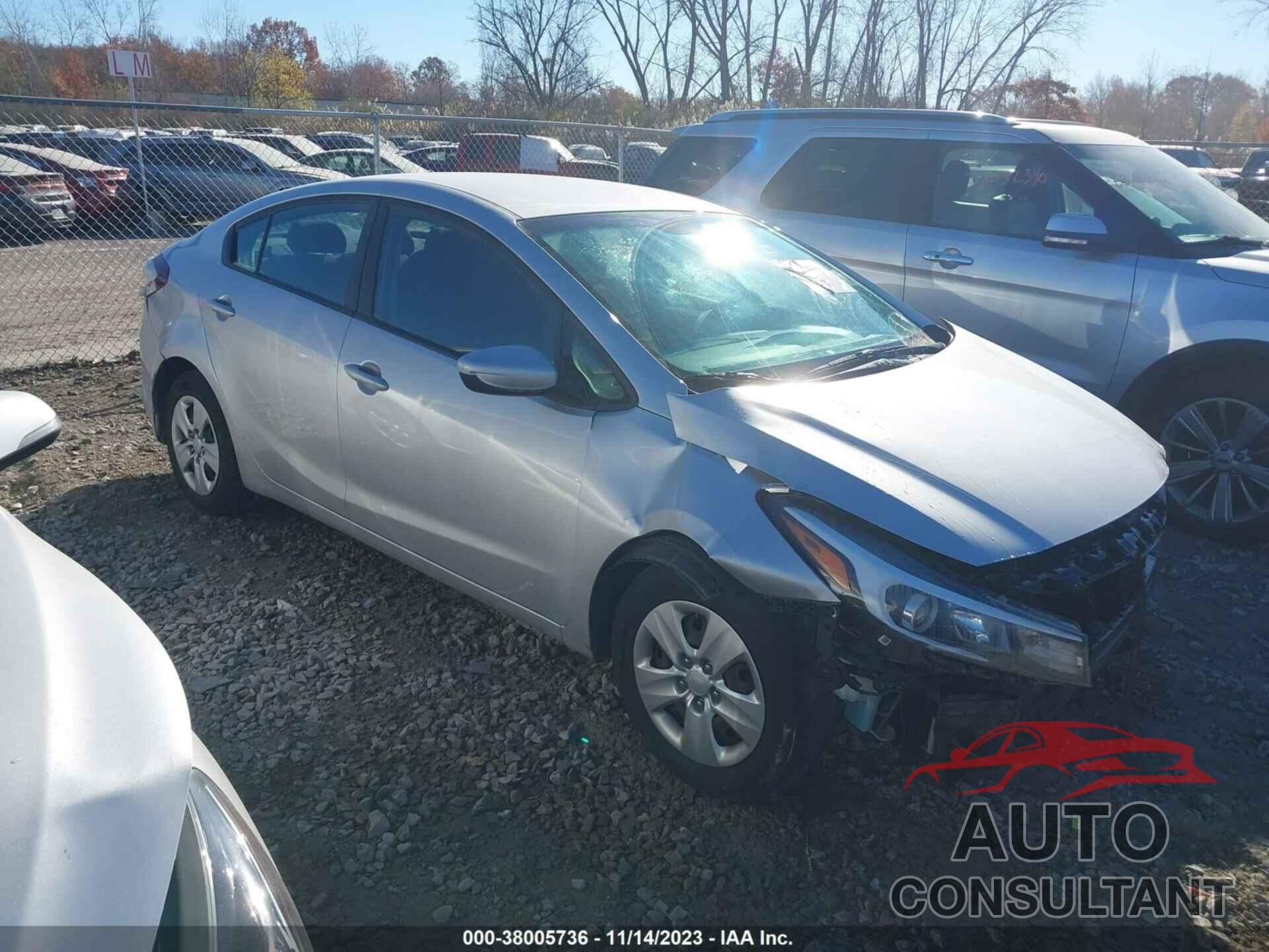 KIA FORTE 2017 - 3KPFK4A75HE040505