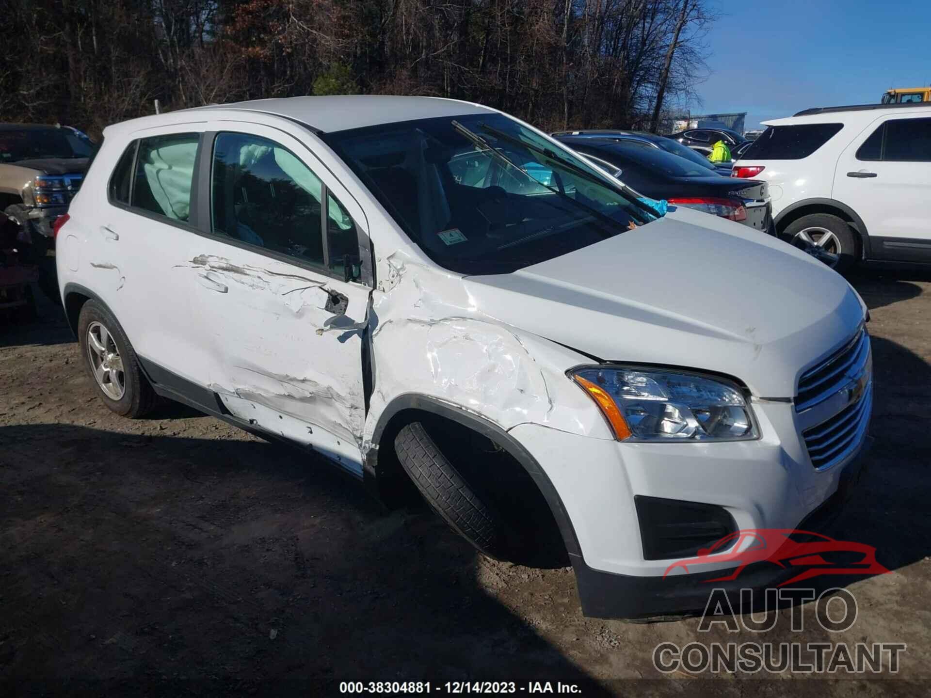 CHEVROLET TRAX 2016 - 3GNCJNSB7GL242360