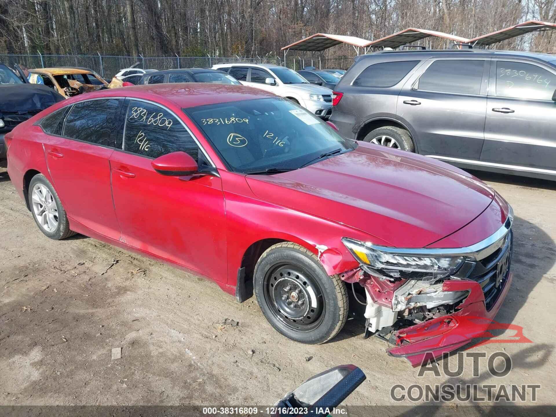 HONDA ACCORD 2018 - 1HGCV1F12JA173178