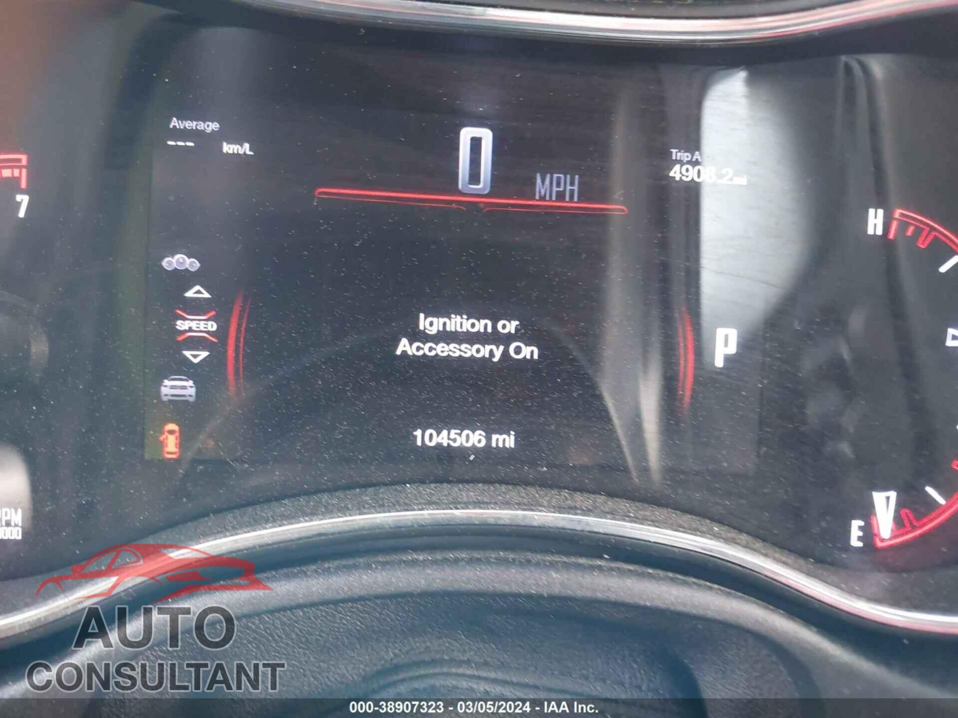 DODGE DURANGO 2017 - 1C4SDHCT2HC930641