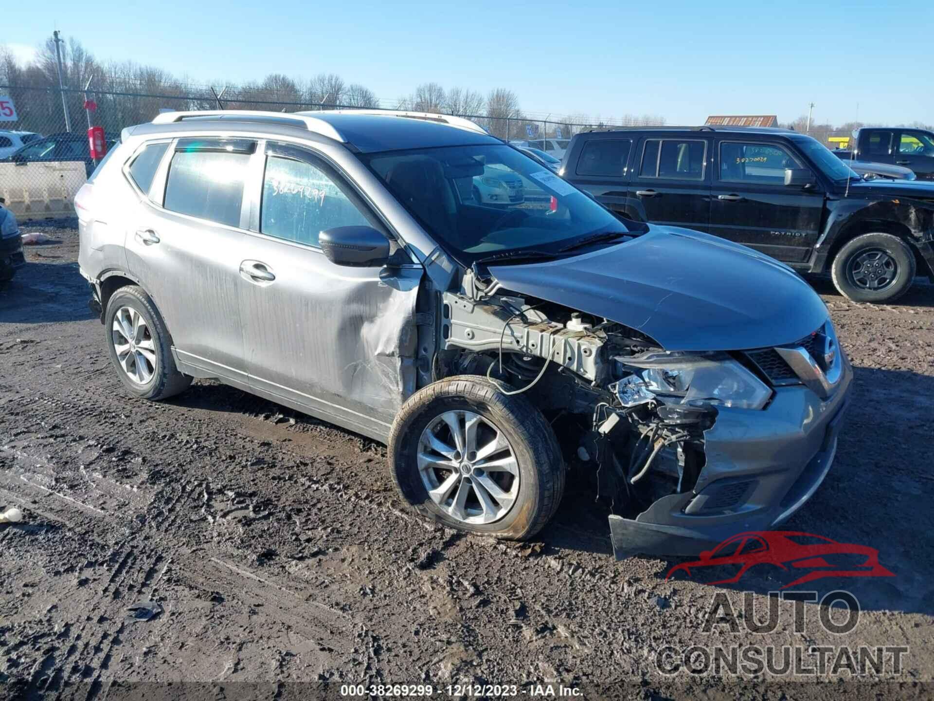 NISSAN ROGUE 2016 - KNMAT2MV3GP614491