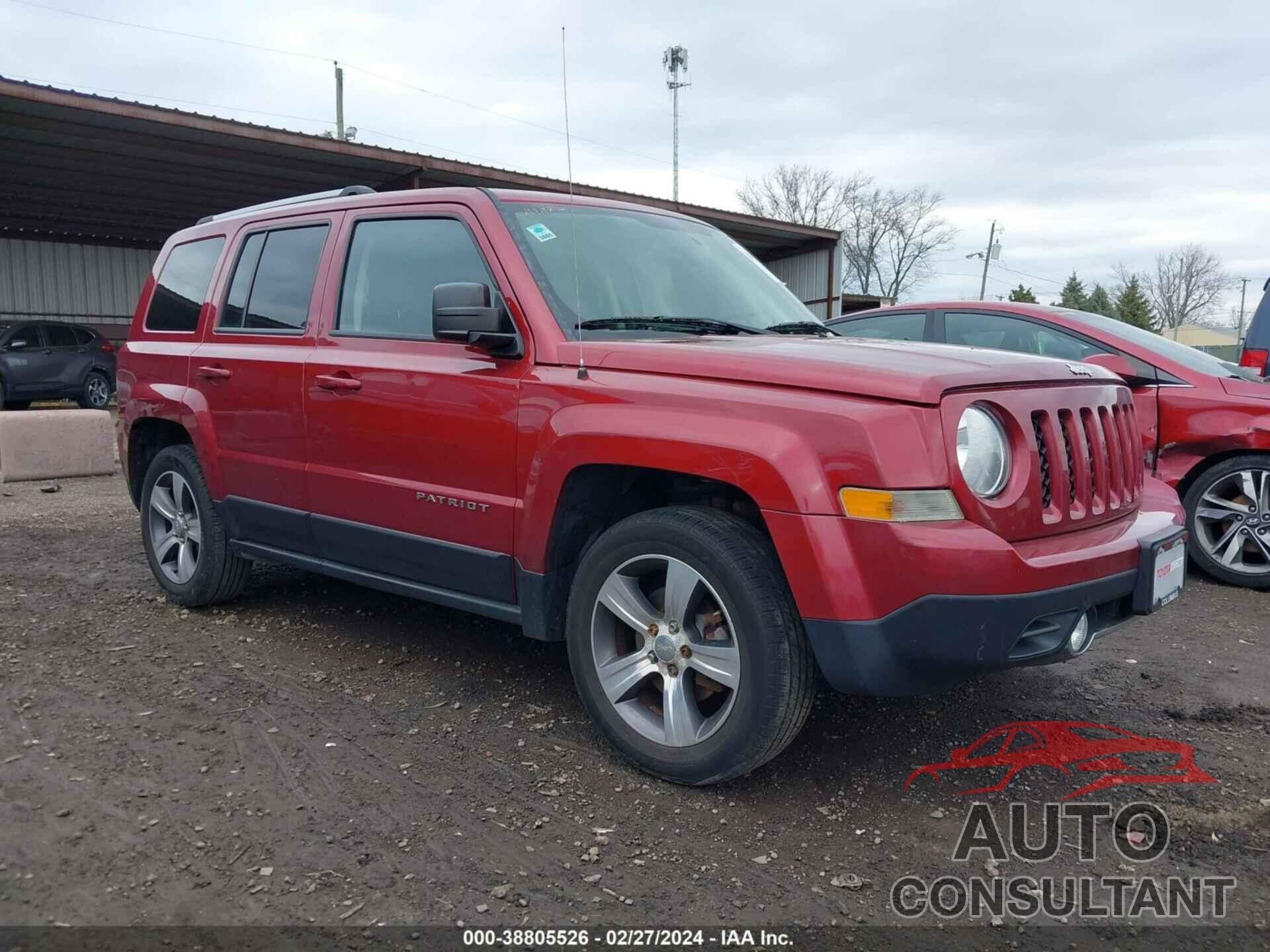 JEEP PATRIOT 2016 - 1C4NJPFA6GD527605