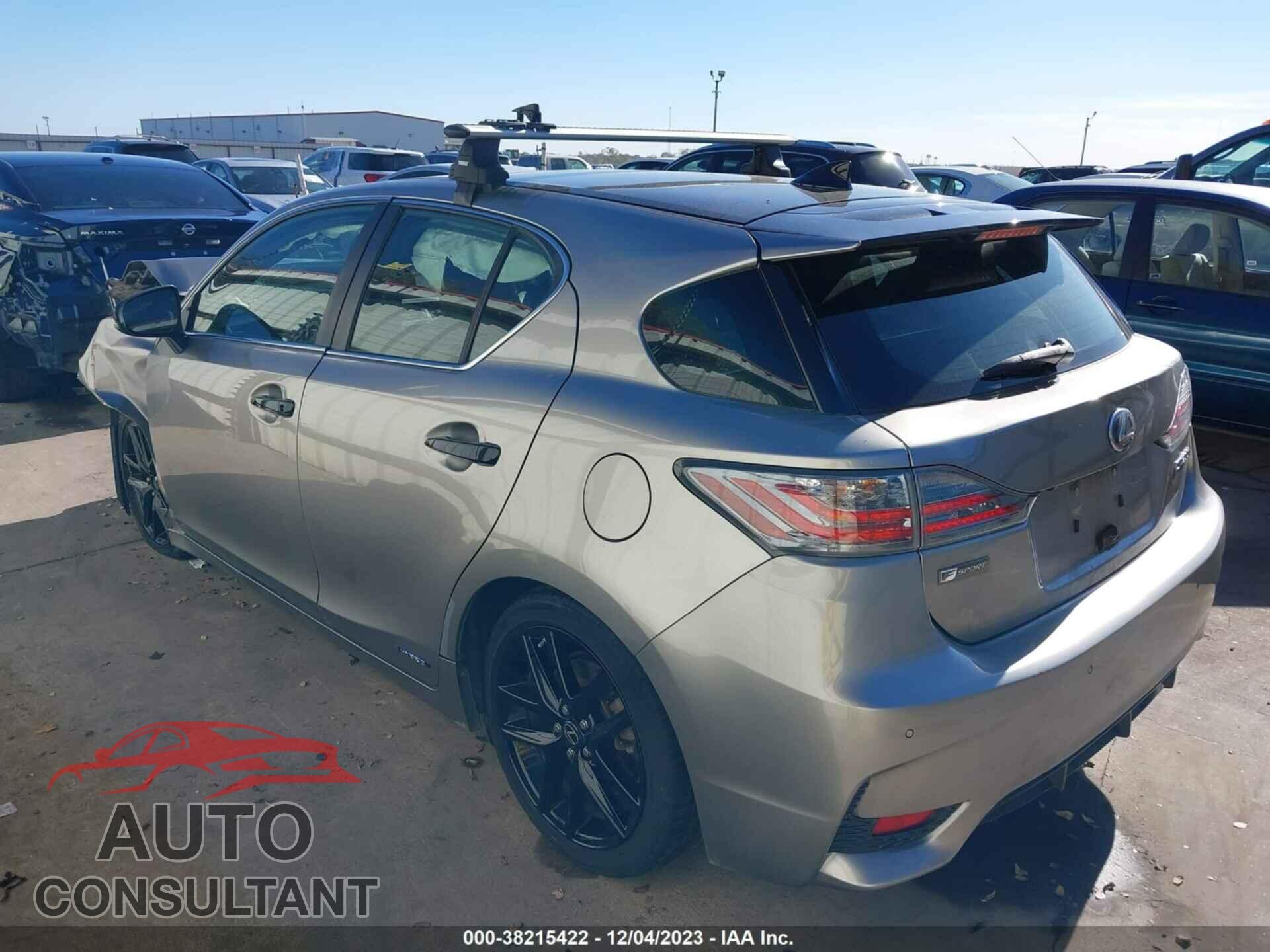 LEXUS CT 2016 - JTHKD5BH1G2263768