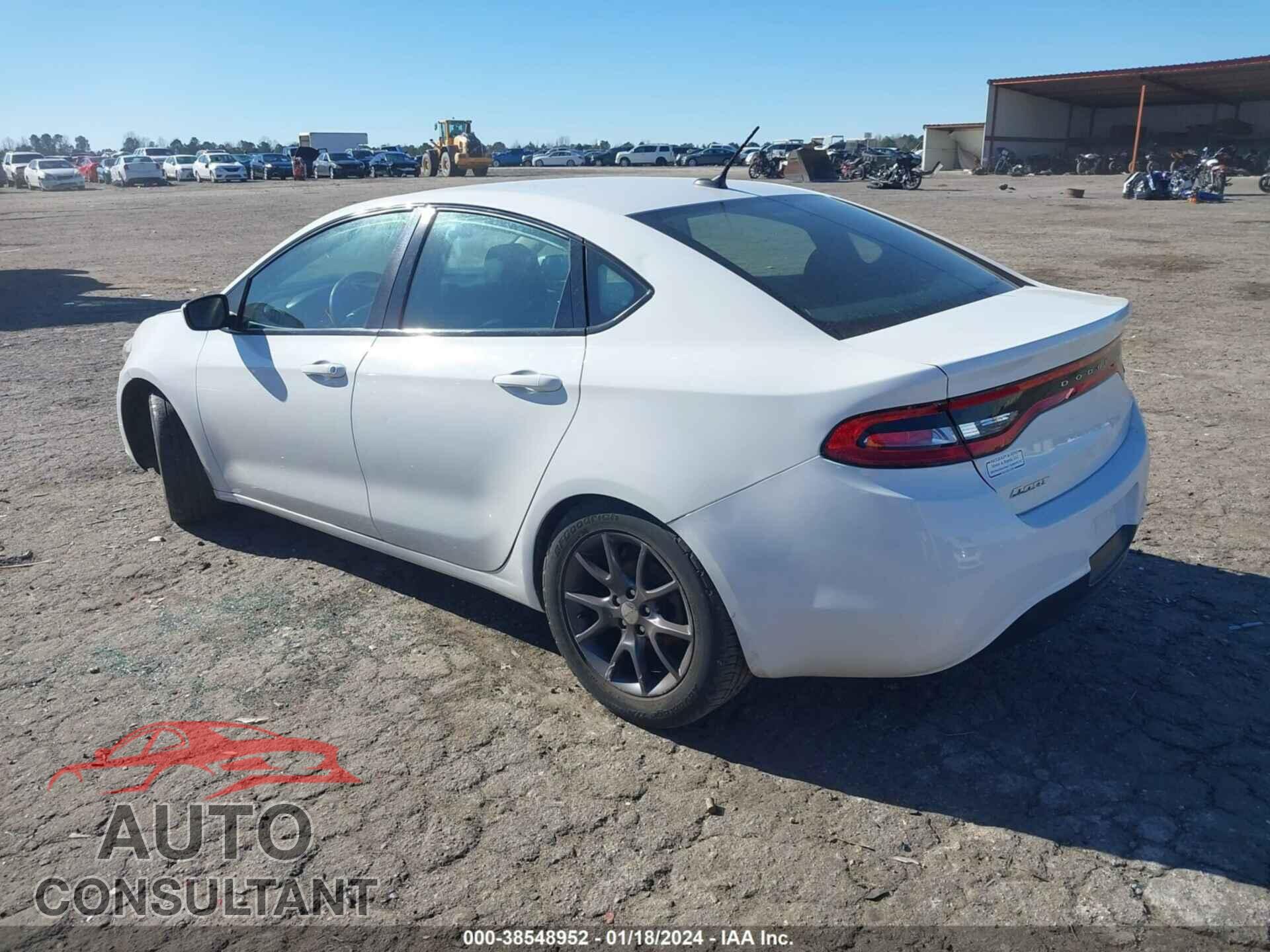 DODGE DART 2016 - 1C3CDFAA1GD508187
