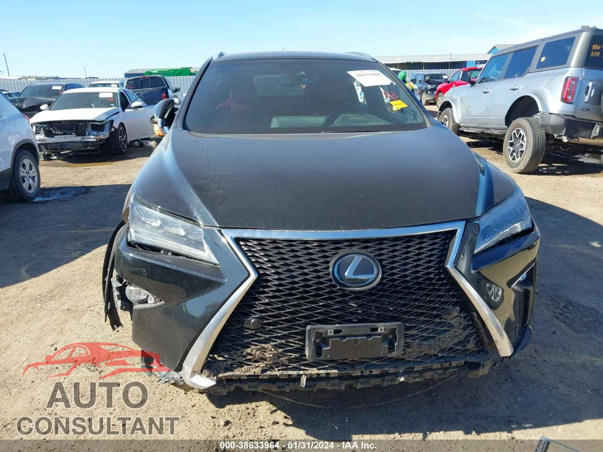 LEXUS RX 2017 - 2T2ZZMCA2HC061243