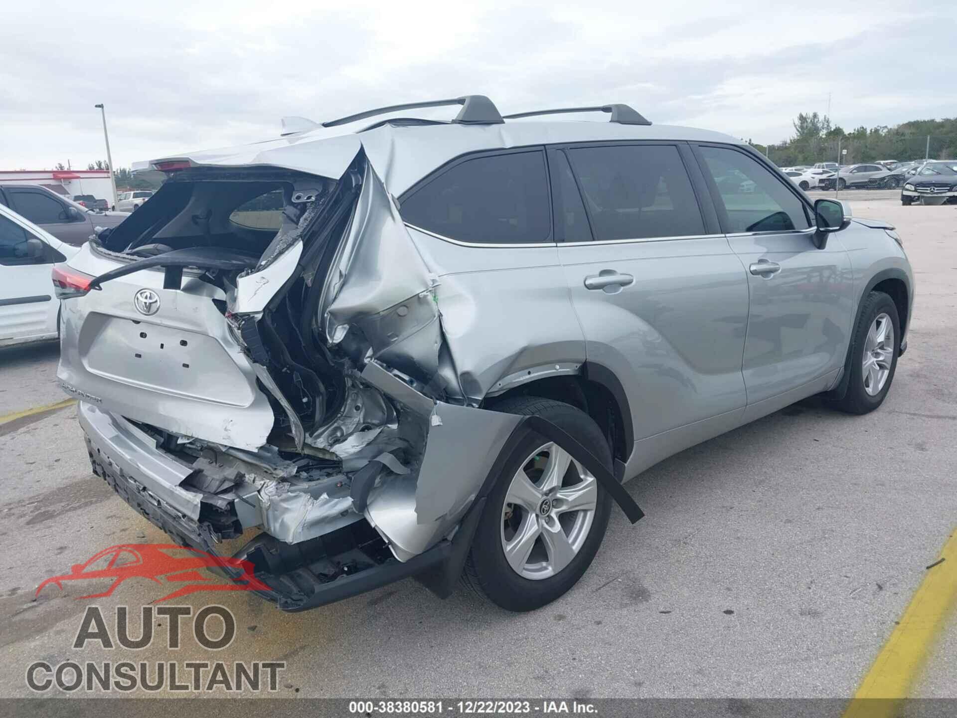 TOYOTA HIGHLANDER 2020 - 5TDZZRAHXLS512503