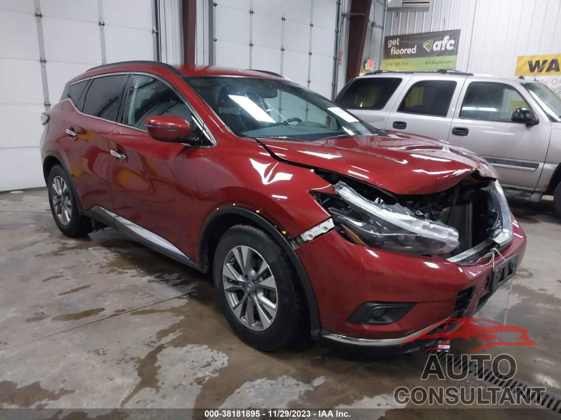 NISSAN MURANO 2018 - 5N1AZ2MH9JN136293