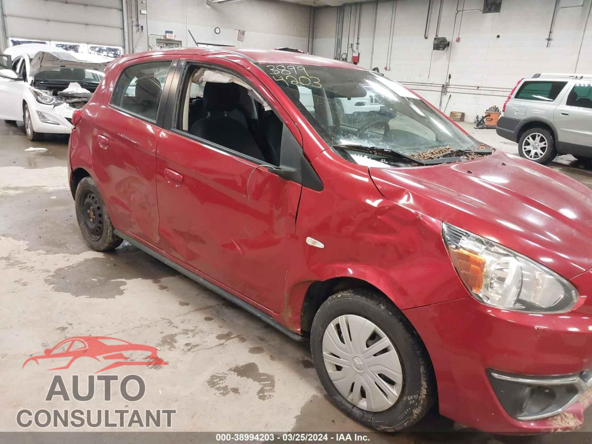 MITSUBISHI MIRAGE 2017 - ML32A3HJ9HH003502