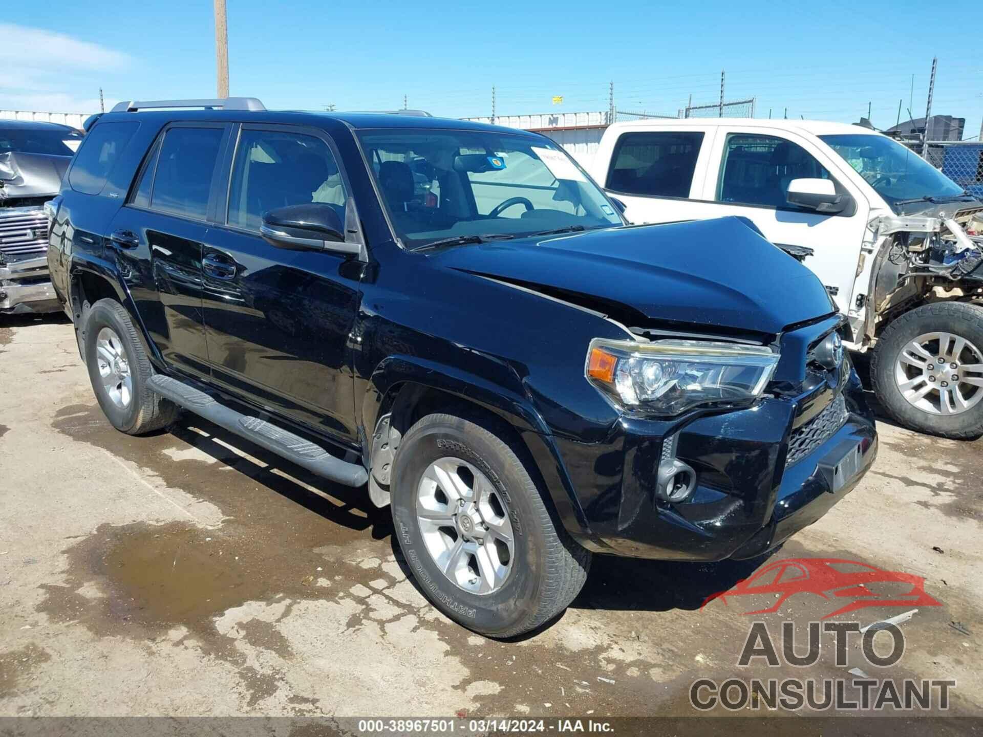 TOYOTA 4RUNNER 2016 - JTEZU5JR6G5128077