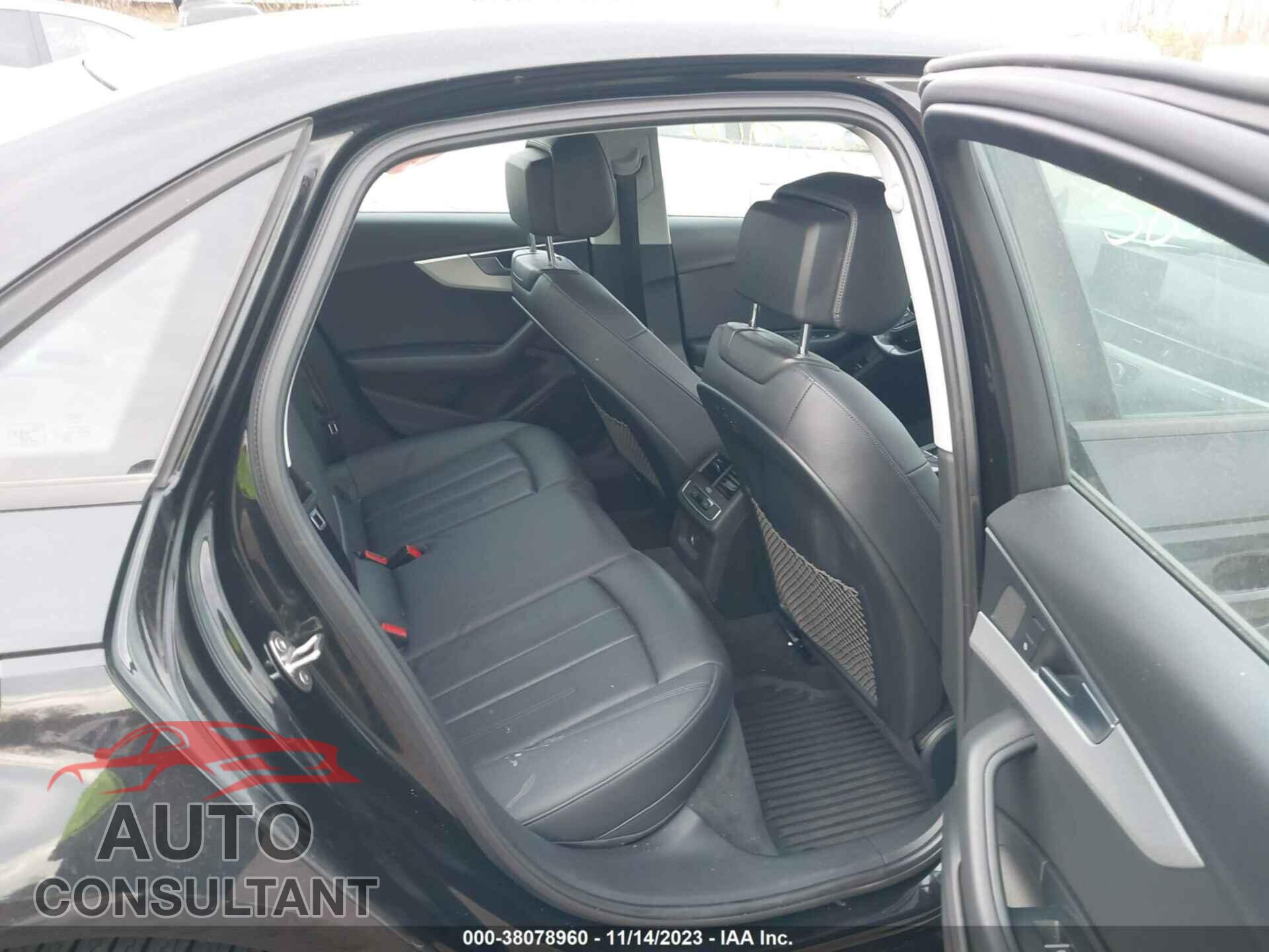 AUDI A4 2017 - WAUANAF45HN001291