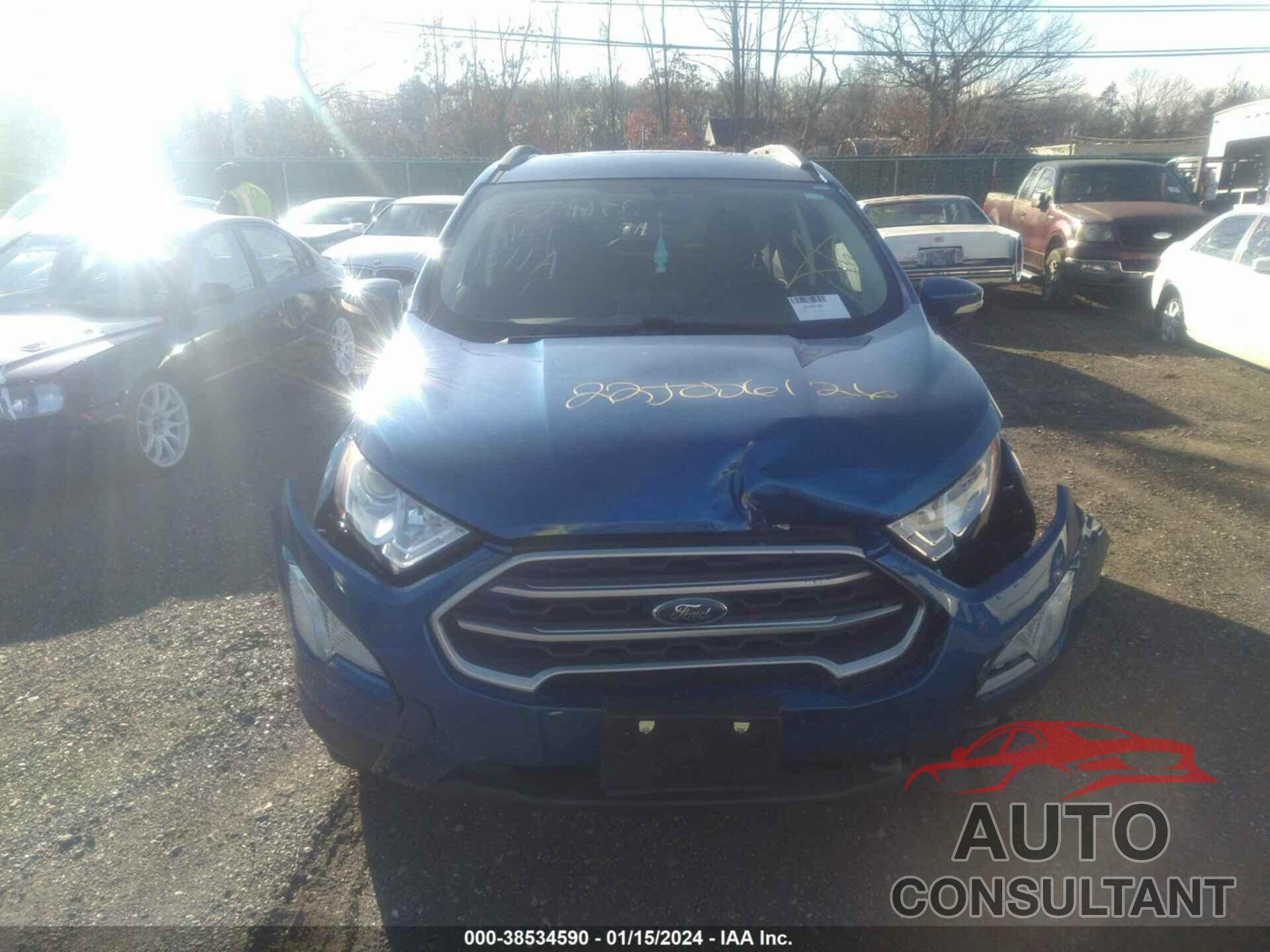 FORD ECOSPORT 2020 - MAJ6S3GL8LC349695