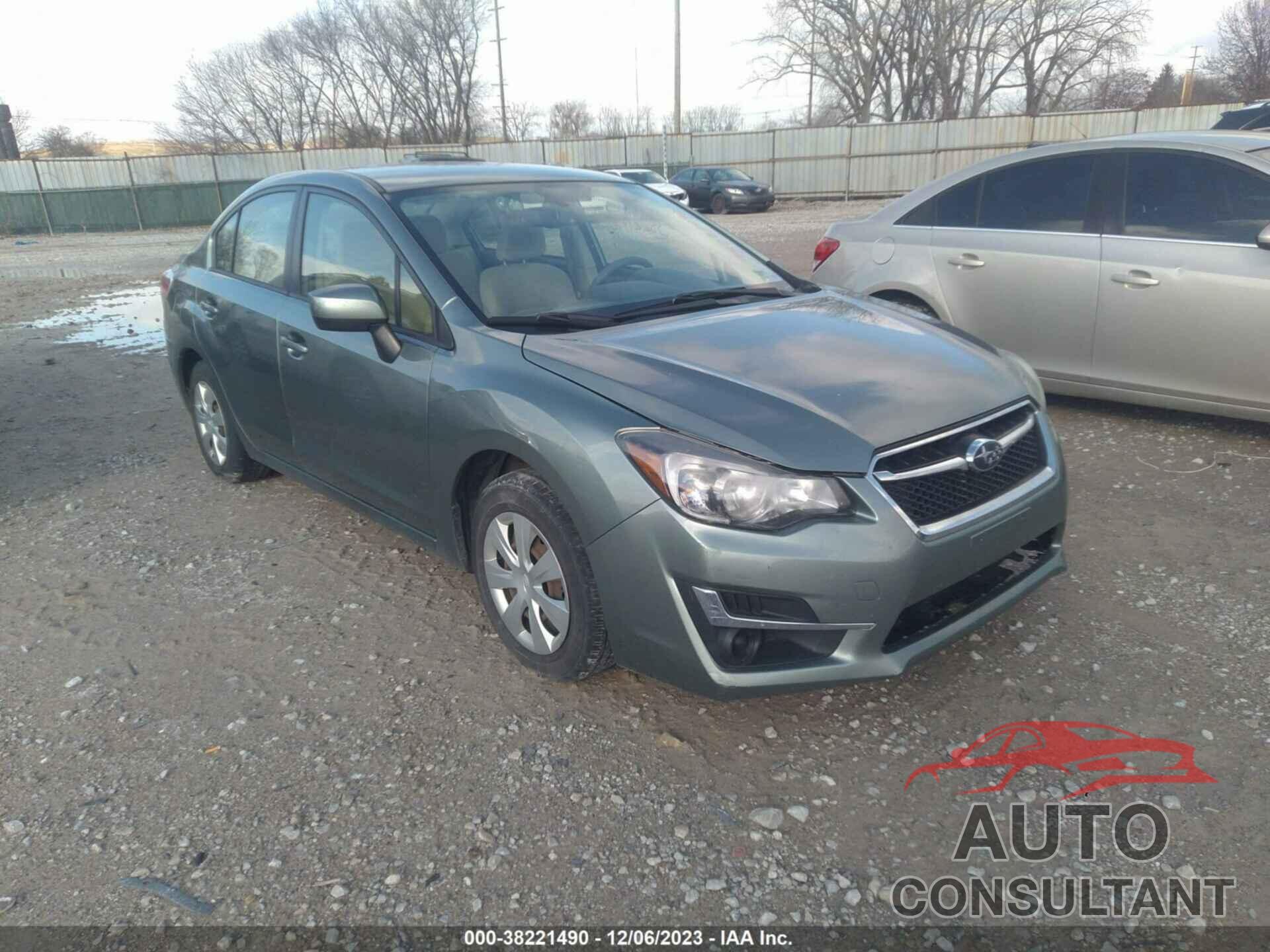 SUBARU IMPREZA 2016 - JF1GJAA69GG015804