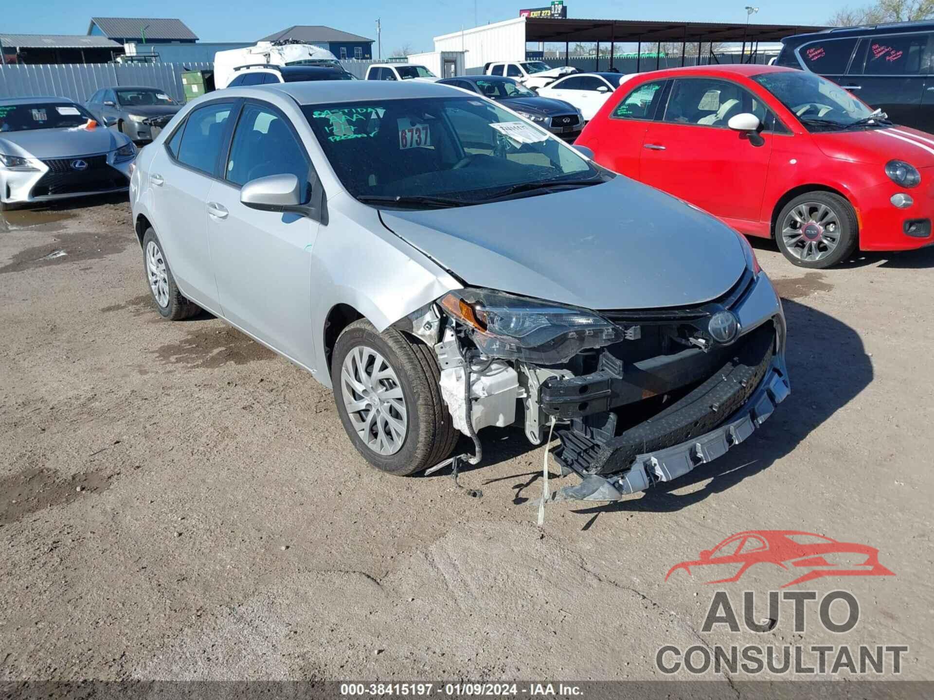 TOYOTA COROLLA 2019 - 5YFBURHE0KP936890