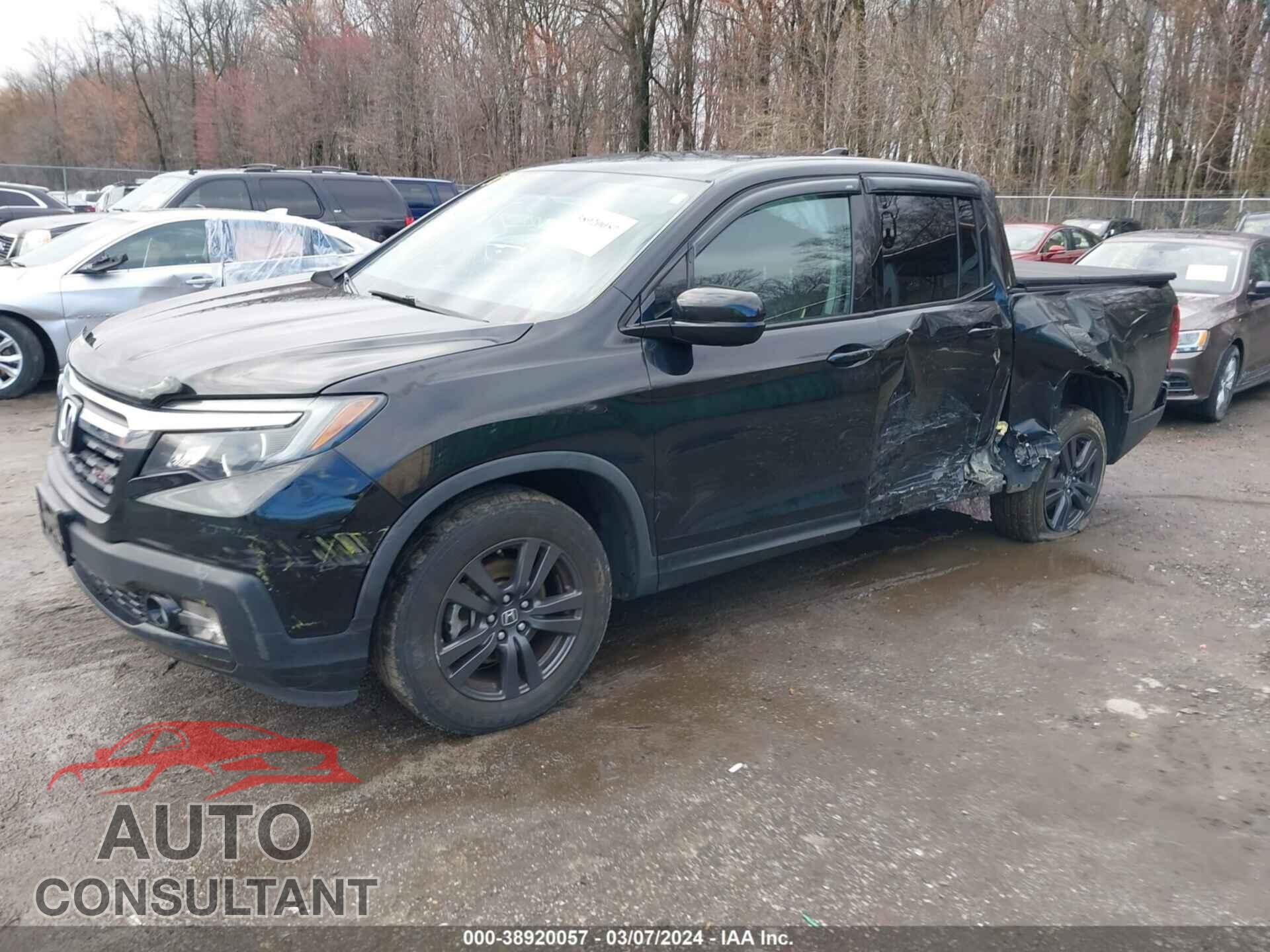 HONDA RIDGELINE 2019 - 5FPYK3F12KB043622