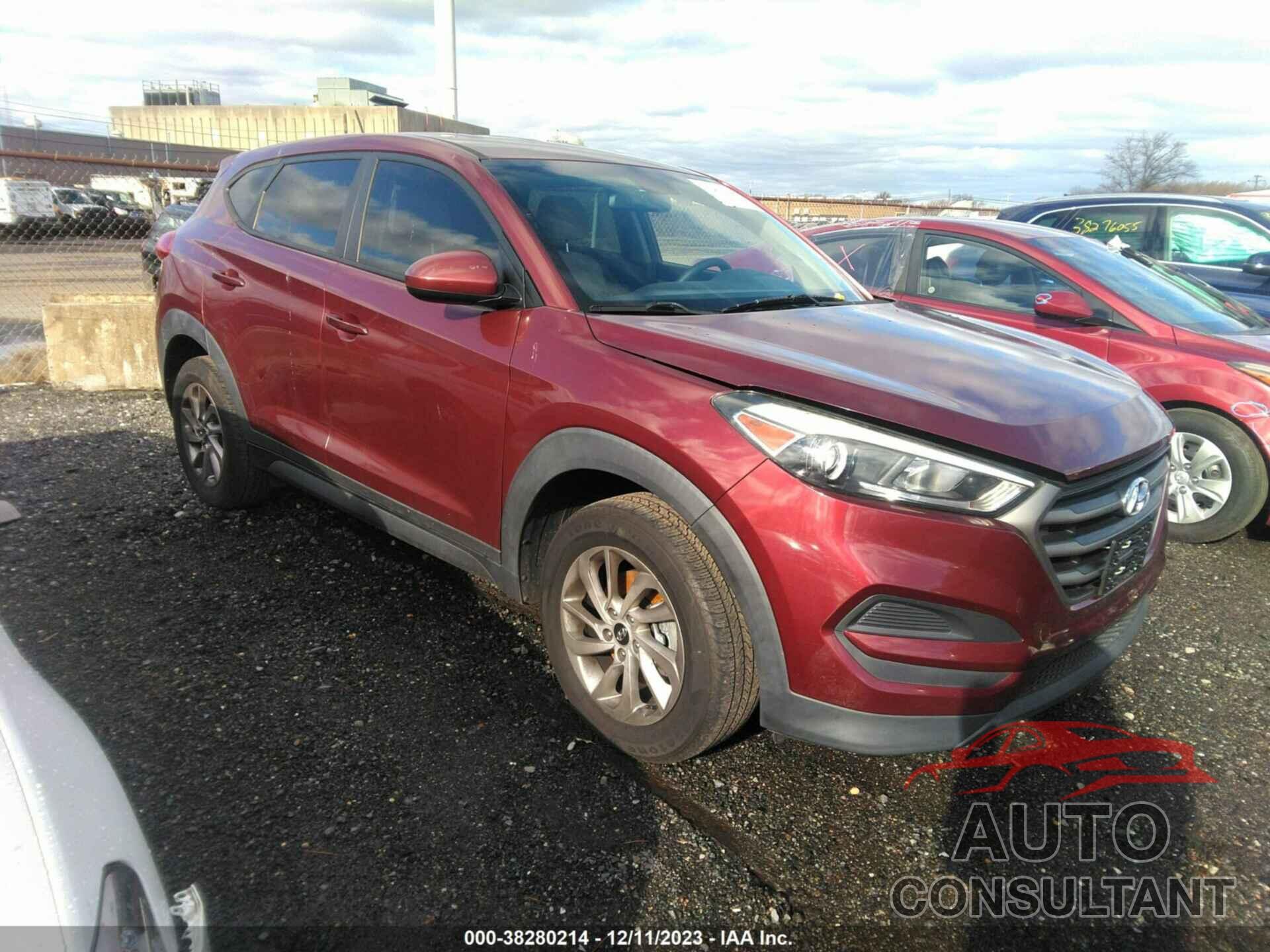 HYUNDAI TUCSON 2016 - KM8J23A48GU109631