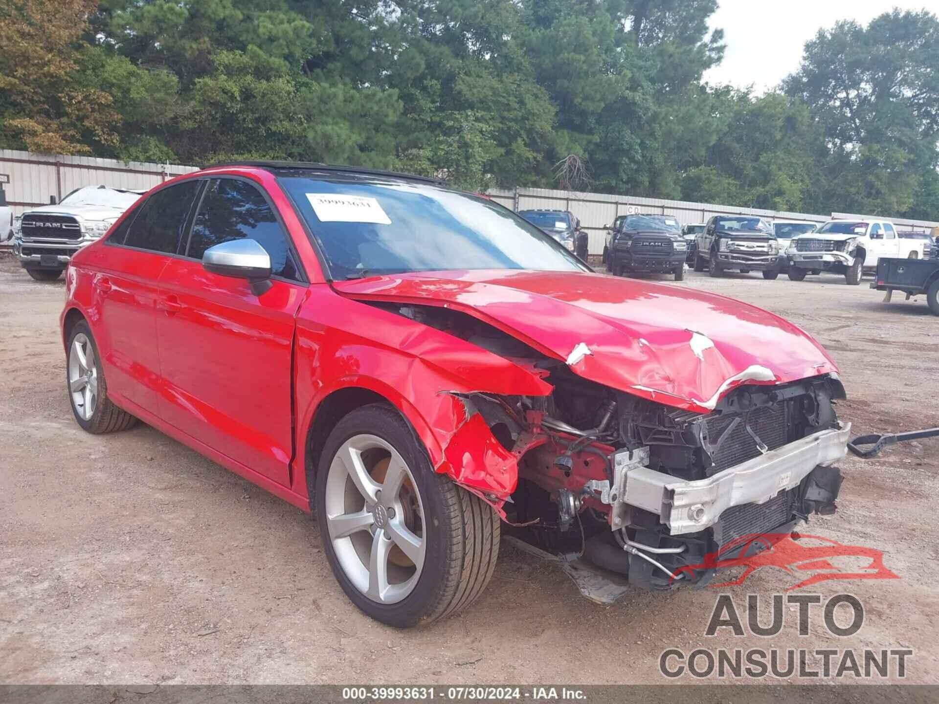 AUDI A3 2016 - WAUA7GFF9G1064317