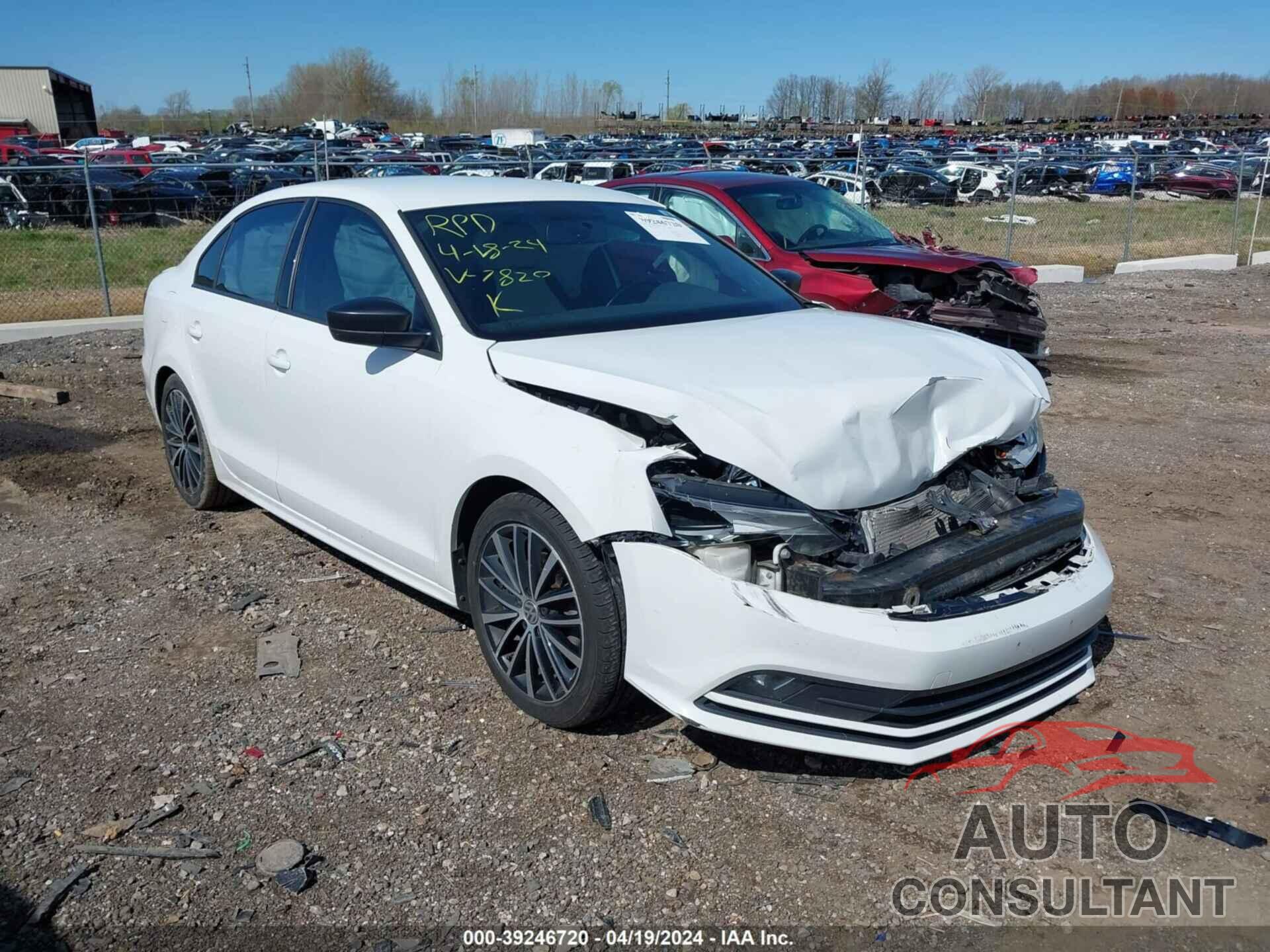VOLKSWAGEN JETTA 2016 - 3VWD17AJ2GM347820